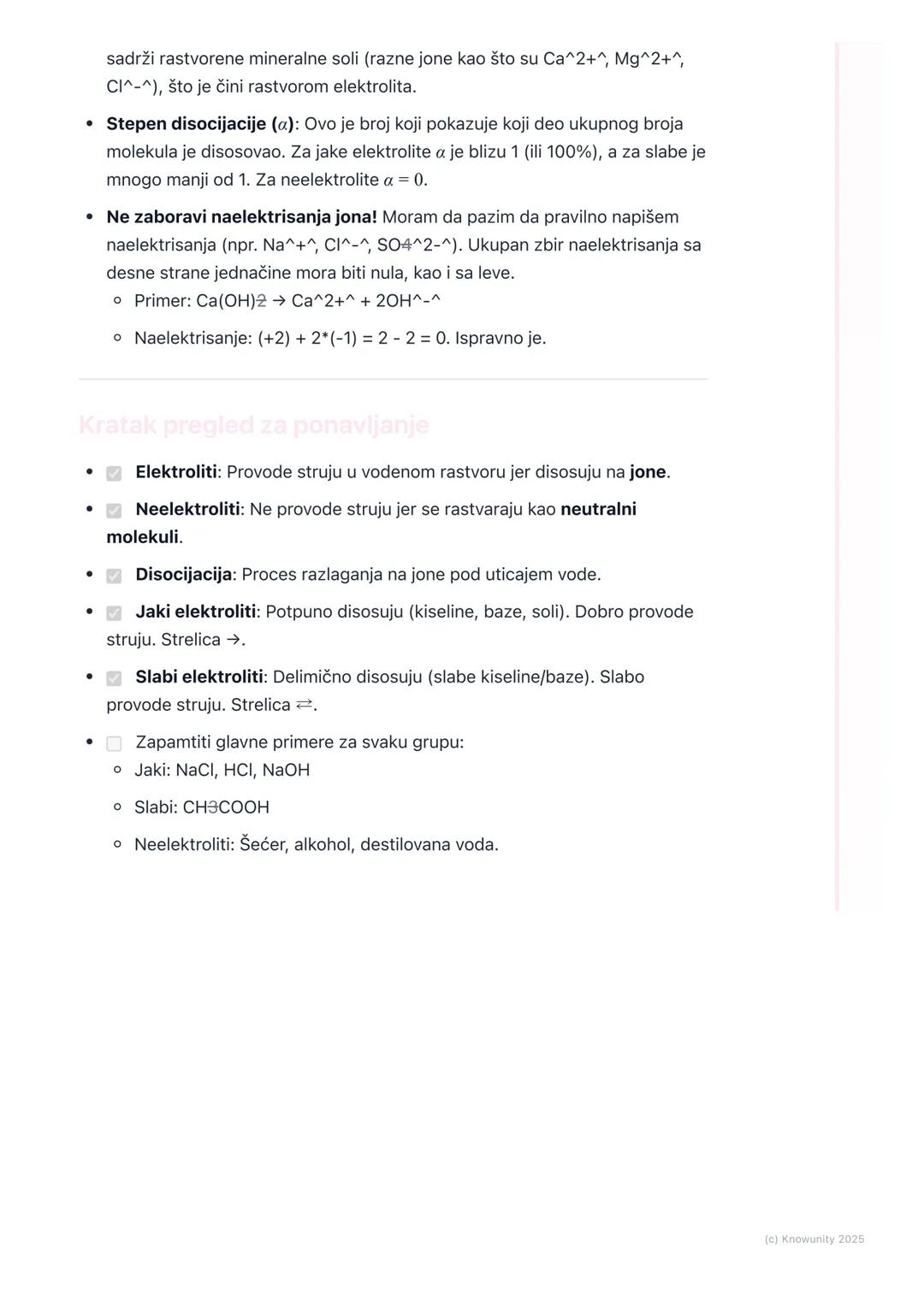 # Elektroliti i neelektroliti

Uvod u elektrolite i neelektrolite

Nisu svi rastvori isti. Neki provode električnu struju, a neki ne. Supsta