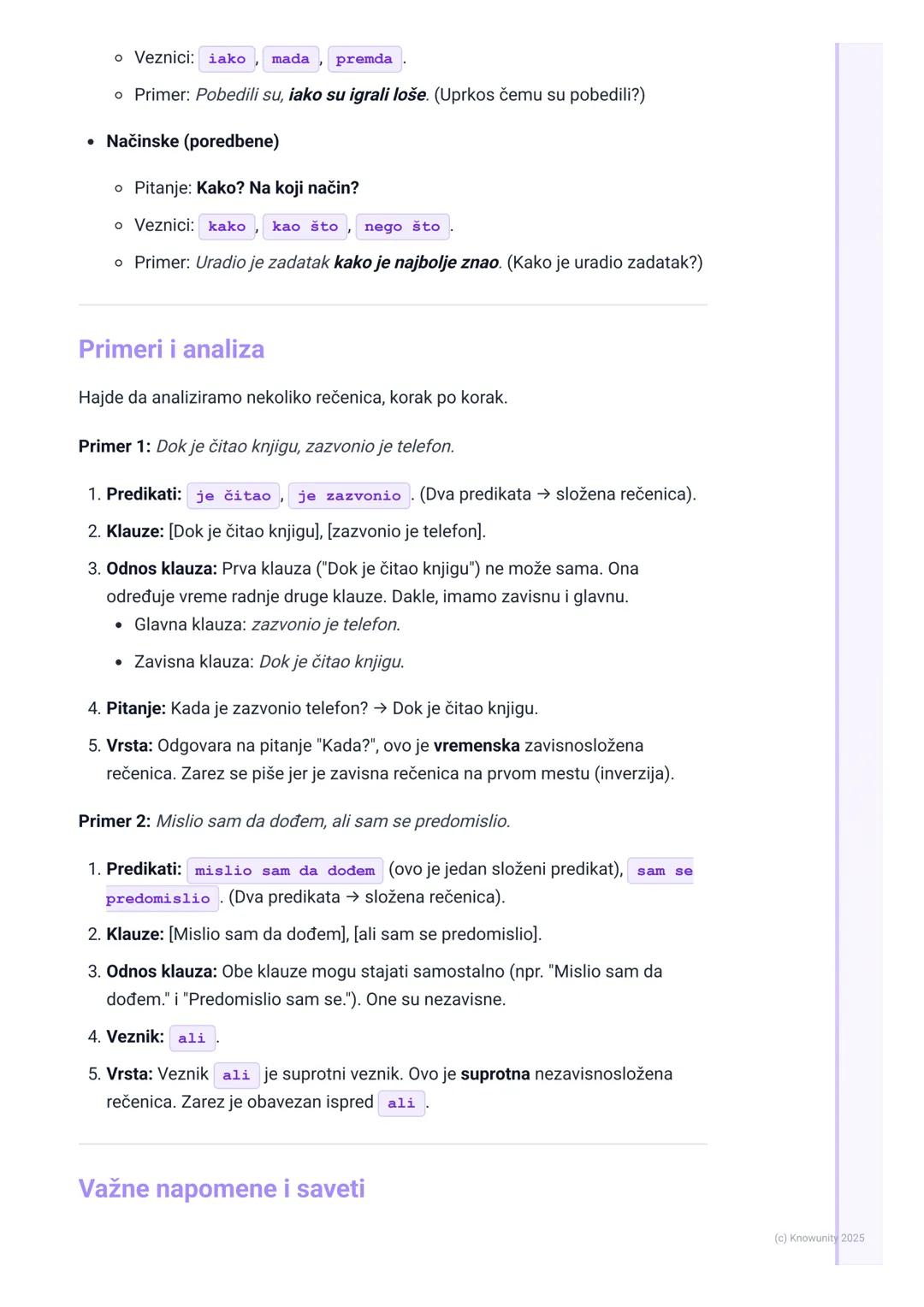 # Sintaksa - Složena rečenica

Uvod u složenu rečenicu

Složena rečenica je rečenica koja ima dva ili više predikata. Svaki predikat čini
je