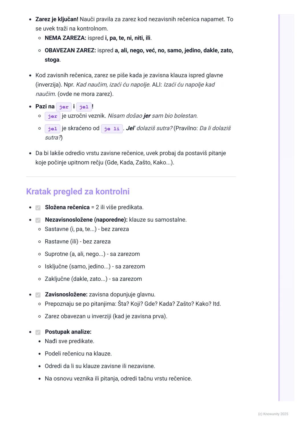 # Sintaksa - Složena rečenica

Uvod u složenu rečenicu

Složena rečenica je rečenica koja ima dva ili više predikata. Svaki predikat čini
je