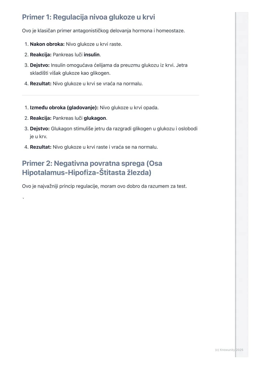 # Endokrini sistem

## Uvod u endokrini sistem

Endokrini sistem je, pored nervnog sistema, ključni regulatorni sistem u našem
telu. Dok ner