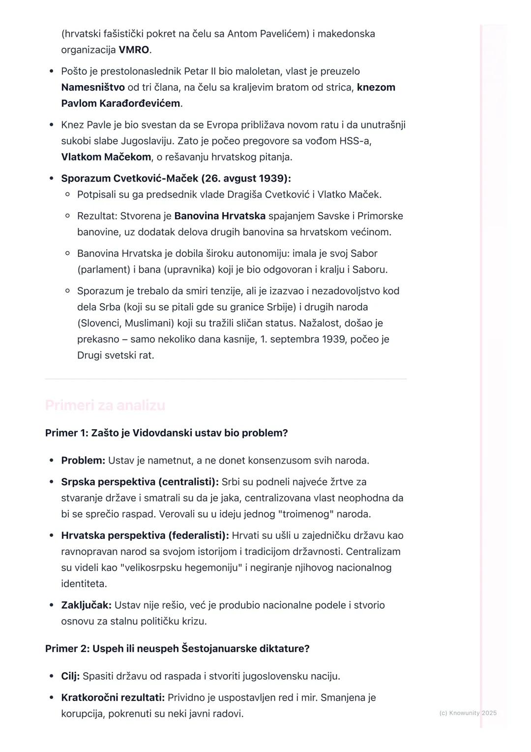 # Kraljevina Jugoslavija:
Politički život i nacionalno
pitanje

Uvodni pregled

Kraljevina Srba, Hrvata i Slovenaca (SHS) stvorena je 1. dec