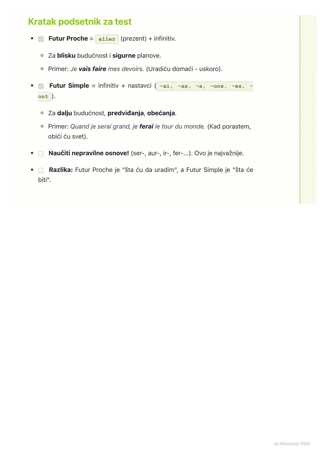 # Buduće vreme (Futur Simple) i
blisko buduće vreme (Futur
Proche) - ponavljanje i
produbljivanje

Uvod u buduća vremena

U francuskom jezik