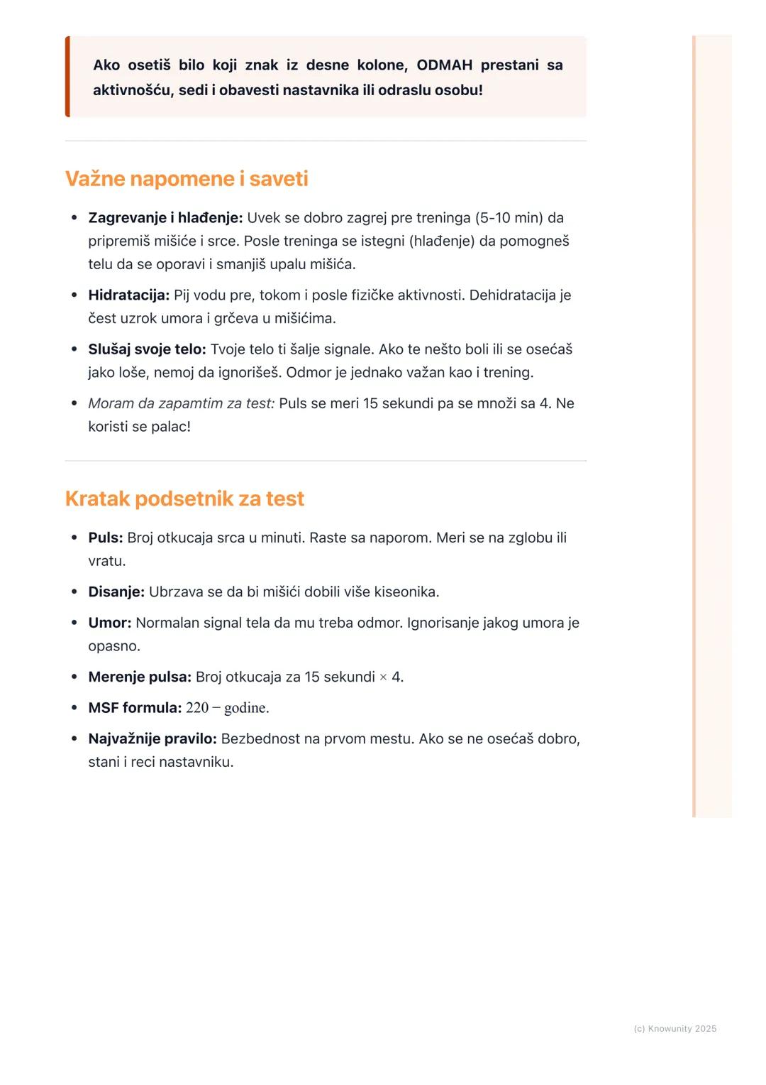 # Osnovni fiziološki pojmovi

Uvod u osnovne fiziološke pojmove

Kada vežbamo na času fizičkog, naše telo se menja. Počinjemo da dišemo
brže