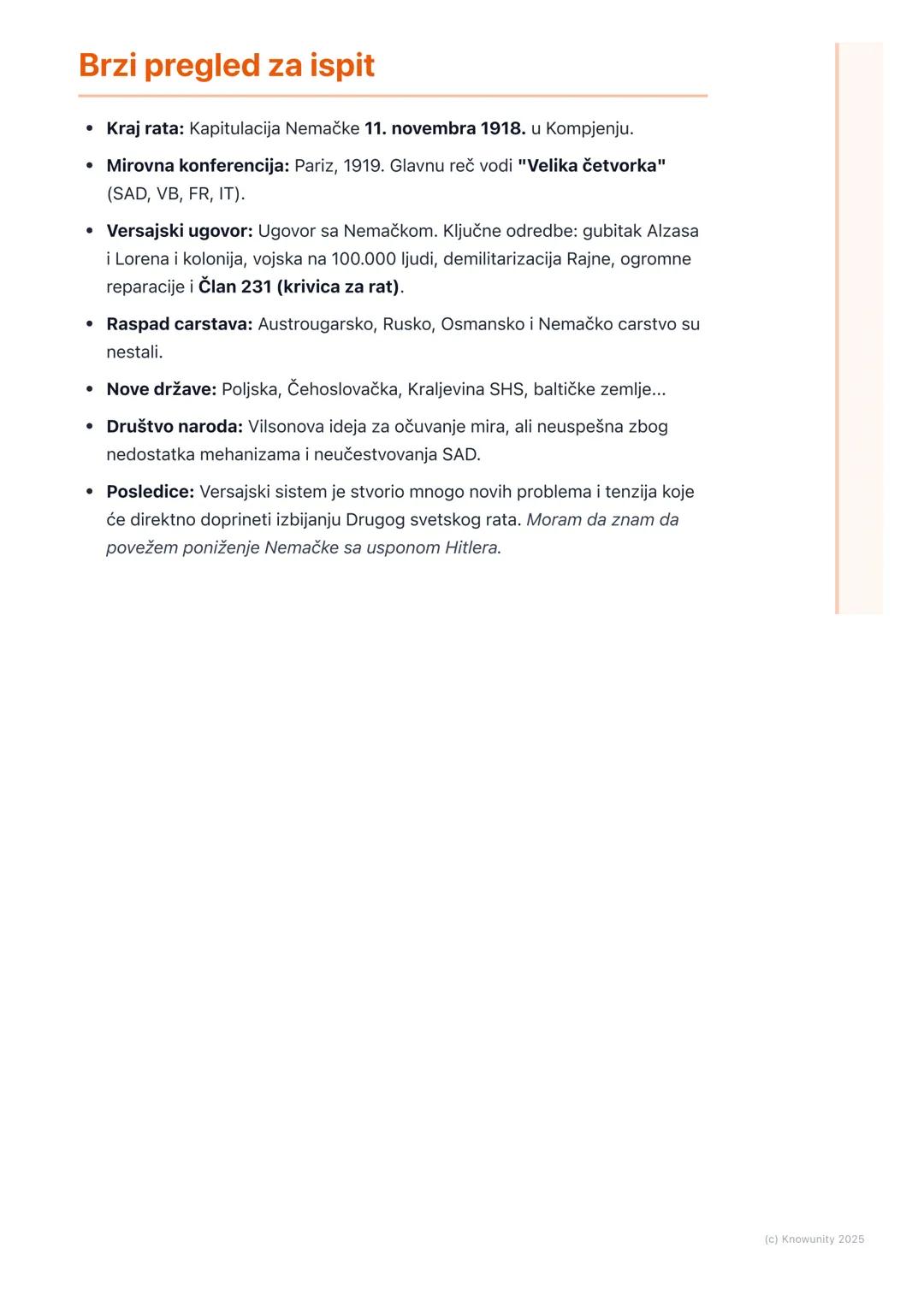 # Kraj rata i mirovne
konferencije

Kraj rata i slom Centralnih sila

Poslednja godina rata, 1918, donela je ključni preokret. lako je Rusij