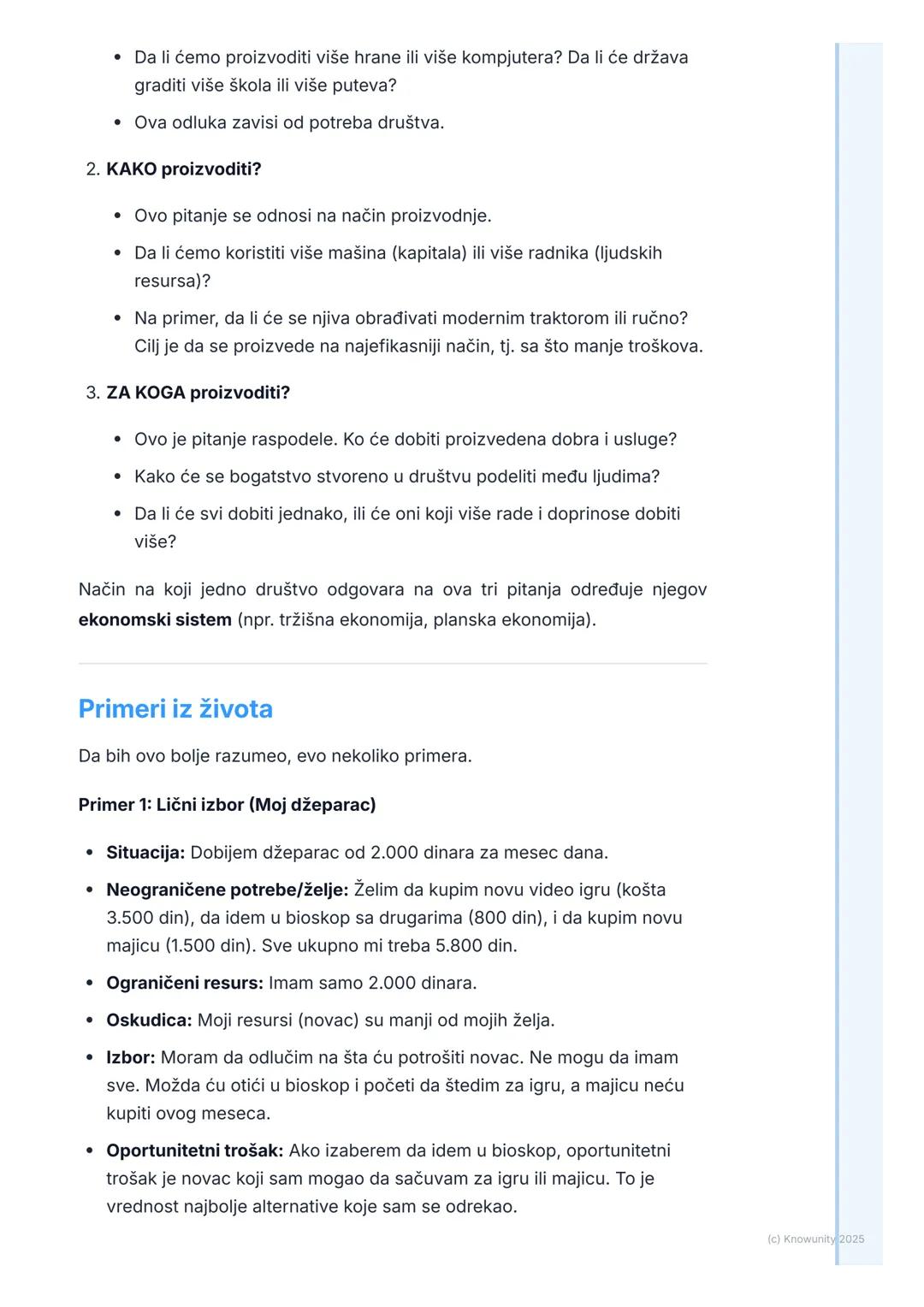 # Šta je Ekonomija?

Uvod u ekonomiju

Ekonomija je nauka koja proučava kako ljudi i društvo donose odluke. Glavni
razlog zašto moramo da do