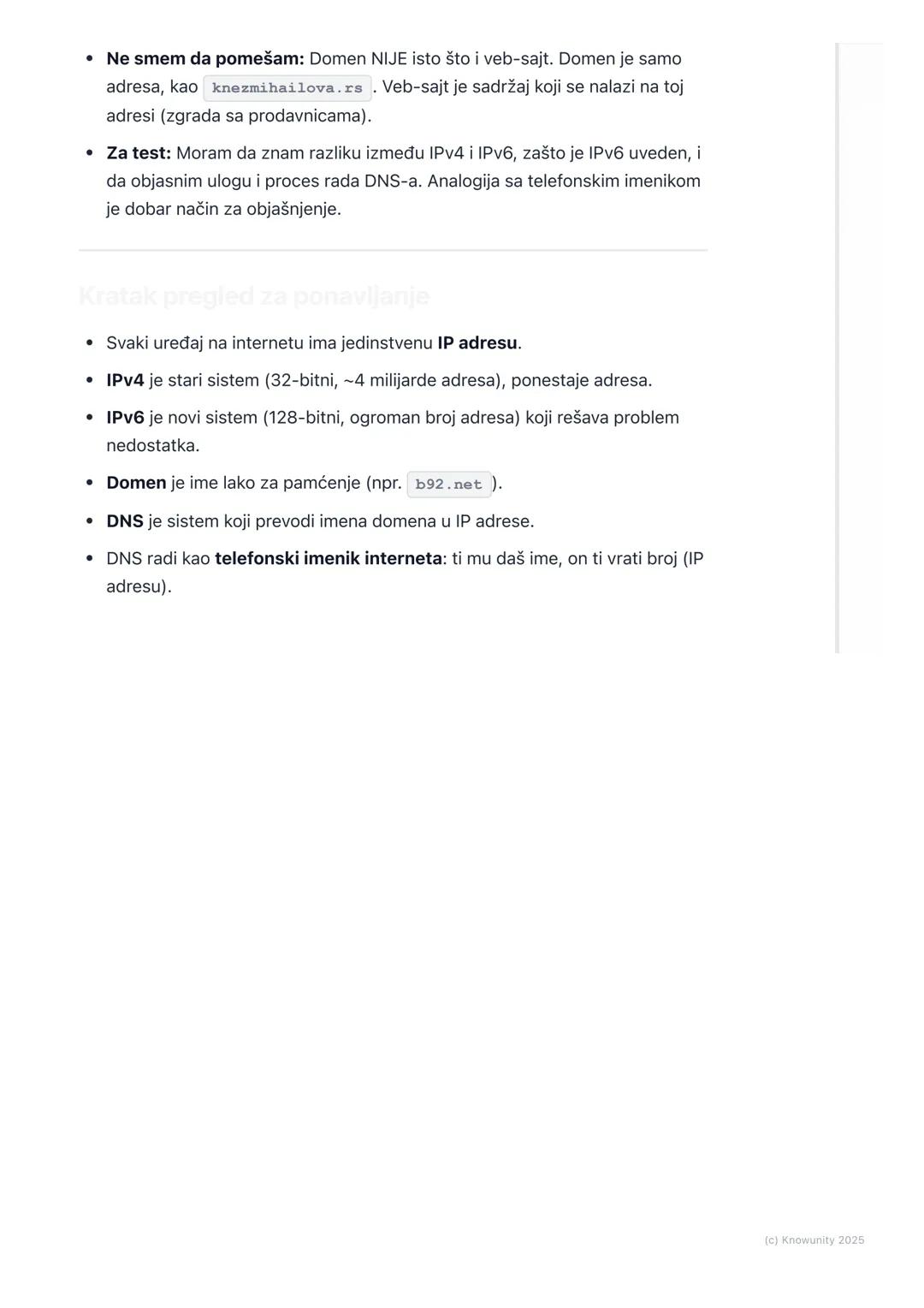 # Adresiranje na Internetu

Uvod u adresiranje na internetu

Svaki uređaj povezan na internet (kompjuter, telefon, tablet...) mora da ima
je