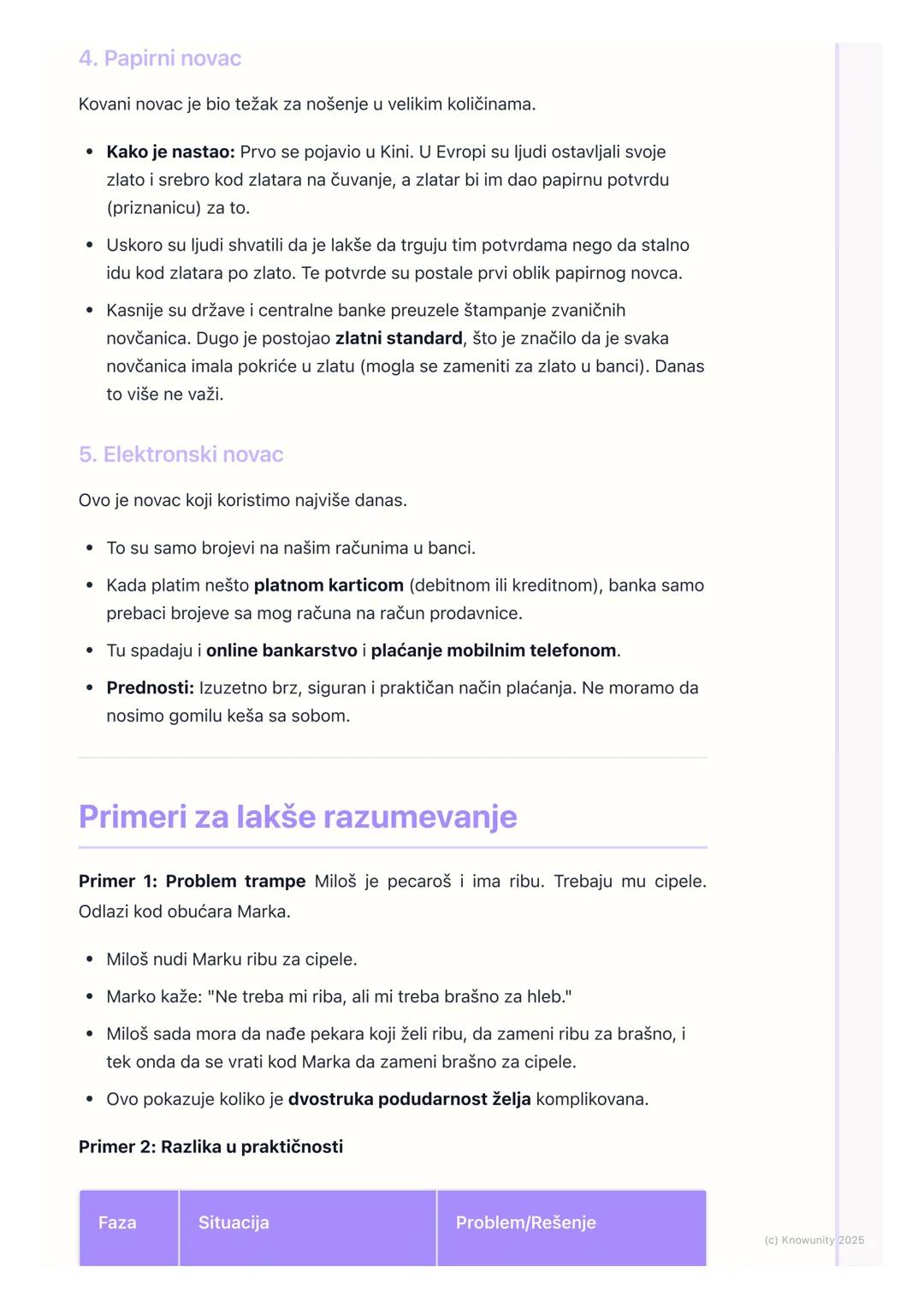 # Istorija novca

Uvod u istoriju novca

Novac nije oduvek postojao kao danas (papirne novčanice i kovanice). Pre
nego što je izmišljen nova