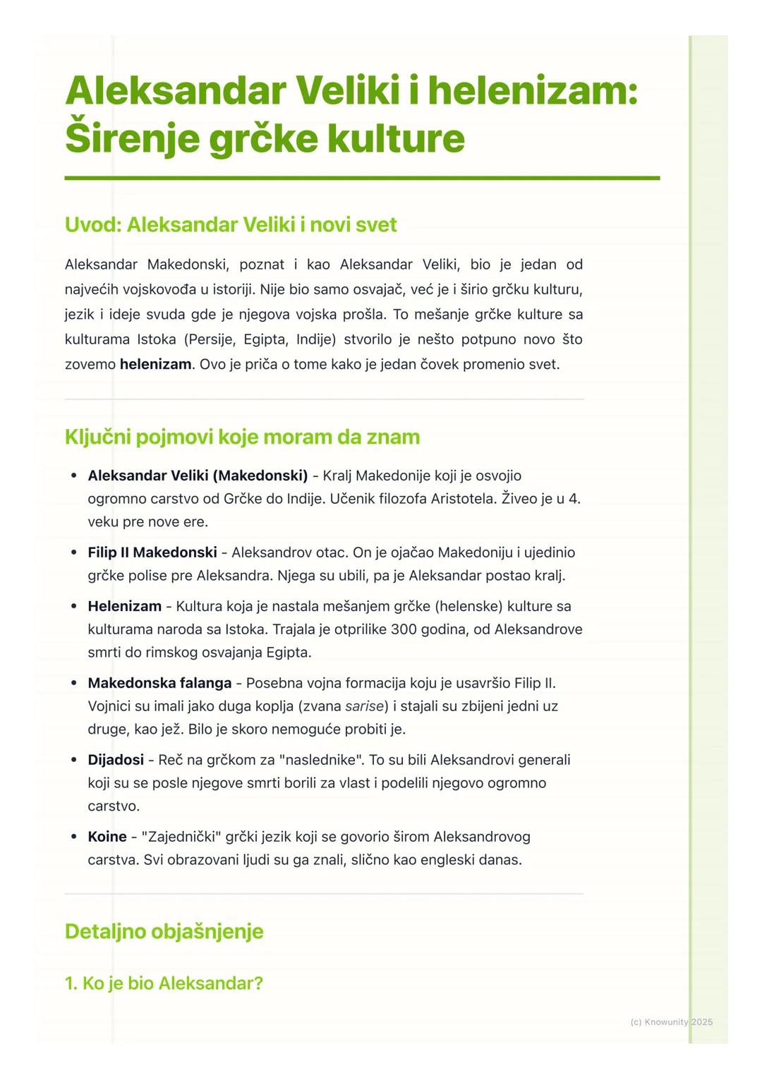 # Aleksandar Veliki i helenizam:
Širenje grčke kulture

Uvod: Aleksandar Veliki i novi svet

Aleksandar Makedonski, poznat i kao Aleksandar 