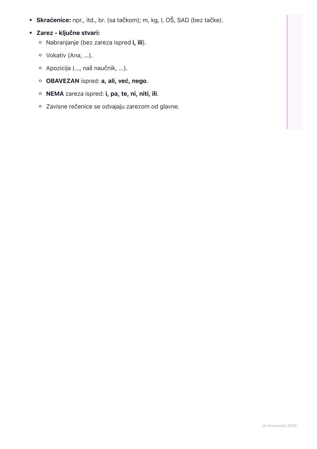 # Pravopisna pravila

## Uvod u pravopisna pravila

Pravopis su pravila o tome kako se reči pravilno pišu. Ovo je važno da bi nas
drugi razu