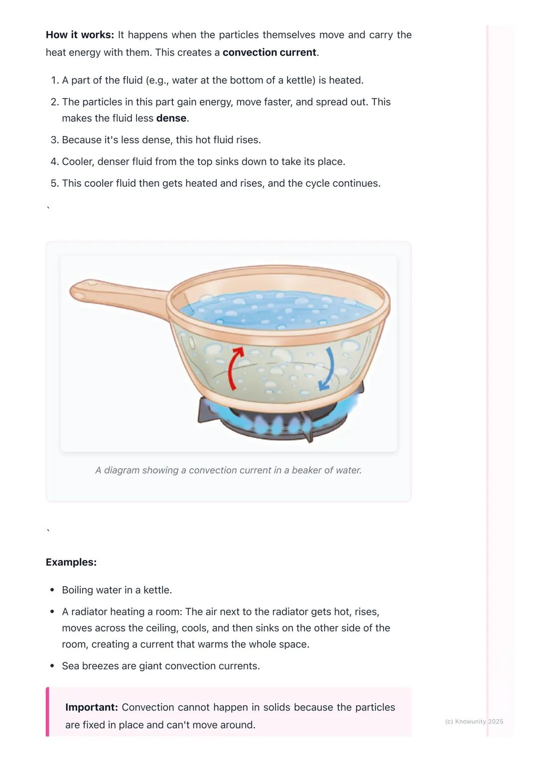 # Heat Transfer

An introduction to heat transfer

Heat is a form of energy, called thermal energy. It always moves from a hotter
place to a
