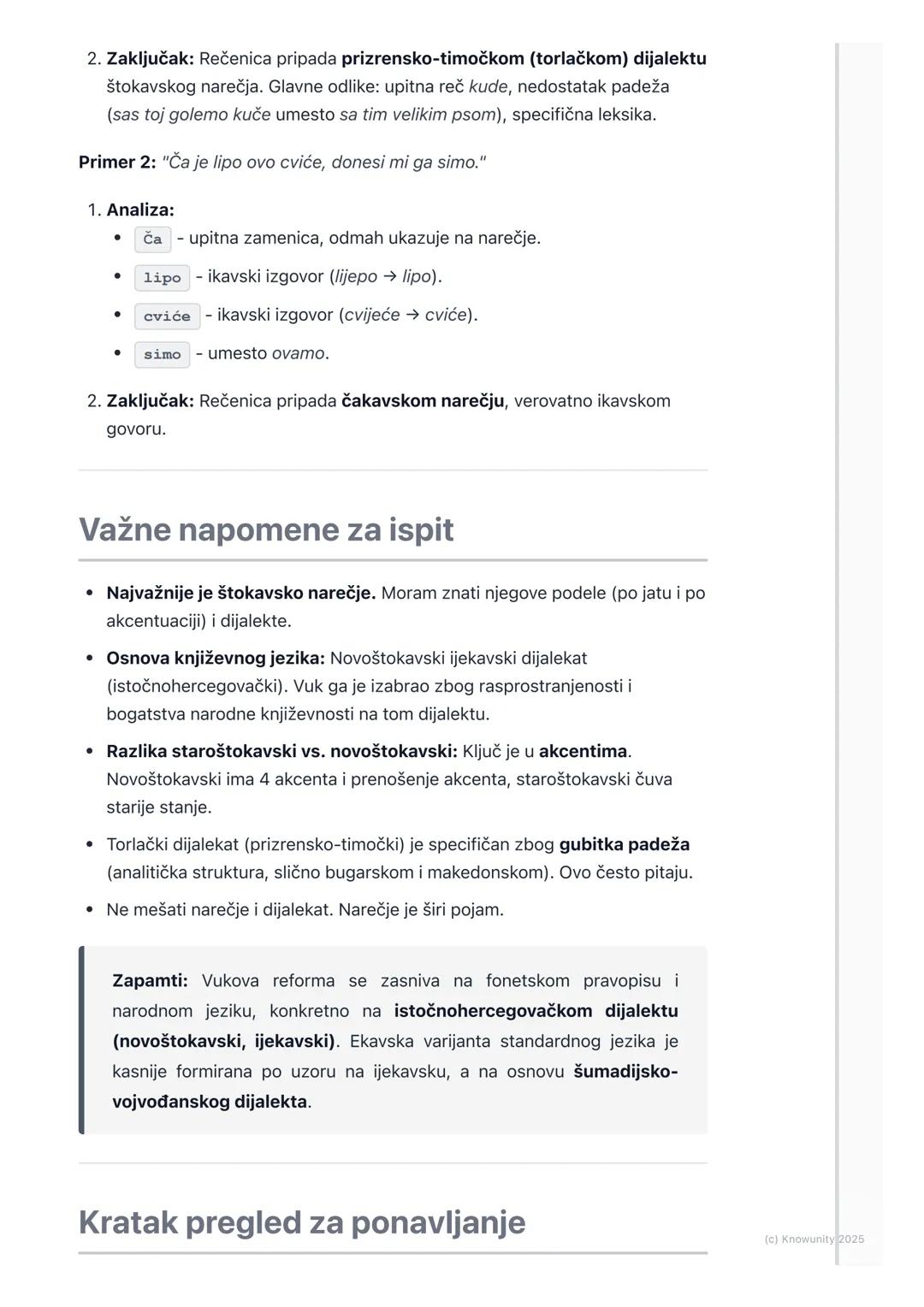 # Dijalekti srpskog jezika

## Uvod u dijalekte

Dijalekti su lokalni varijeteti jednog jezika. Dijalektologija je nauka koja ih
proučava. Z