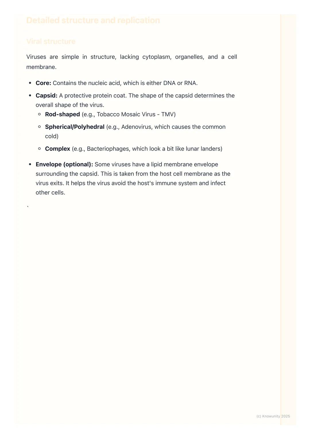 # Viruses

Introduction to viruses

Viruses are tiny, non-cellular particles that are on the borderline between living
and non-living. They 