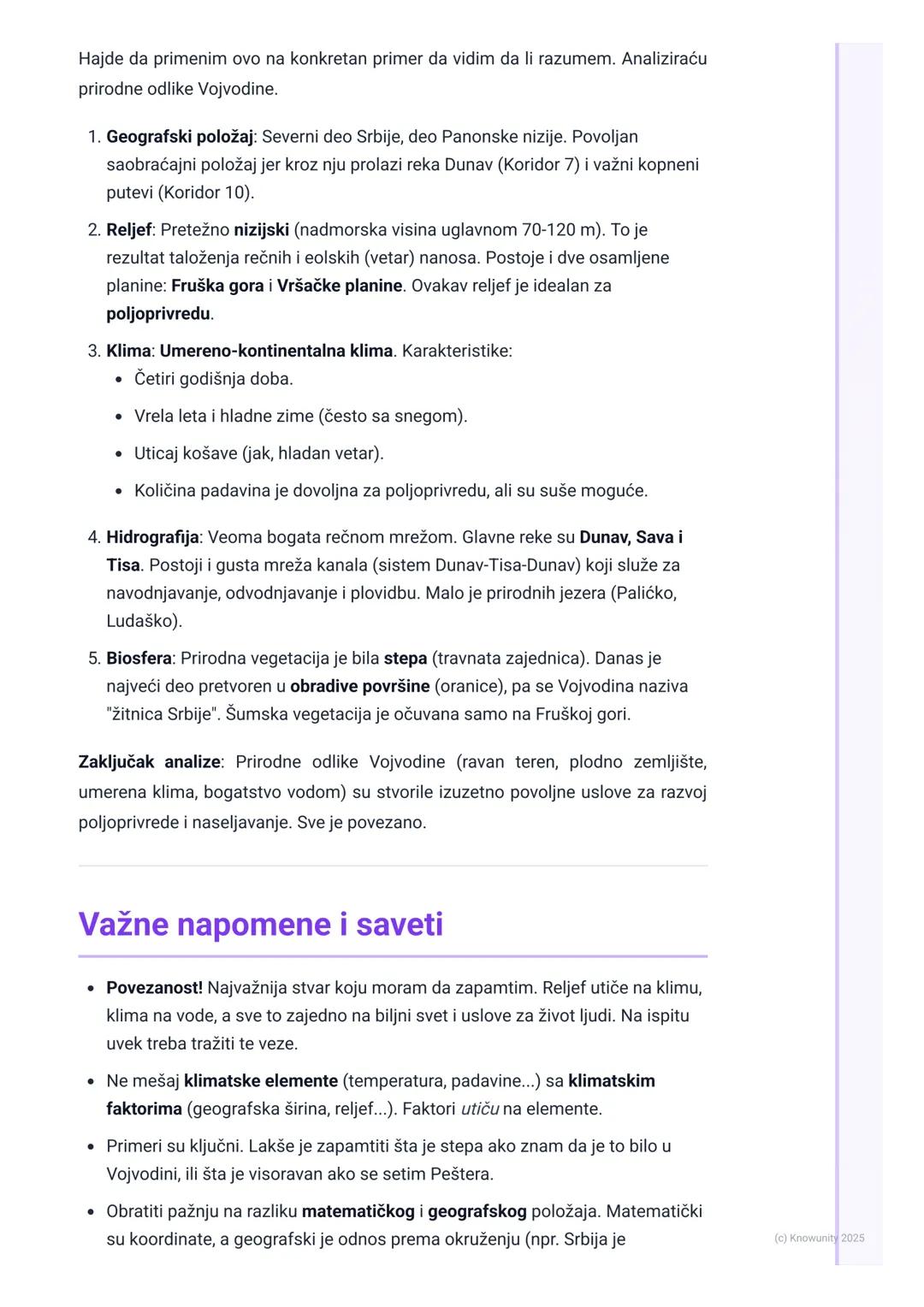 # Geografski položaj i prirodne
odlike

Uvod u regionalnu analizu: prirodne odlike

Ovo je osnova za razumevanje bilo koje regije. Ne možemo