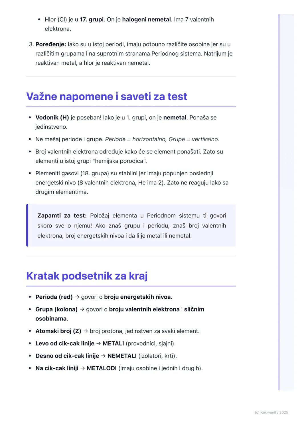 # Periodni sistem elemenata

## Uvod u Periodni sistem elemenata

Periodni sistem elemenata je kao velika tabela ili mapa za sve hemijske
el