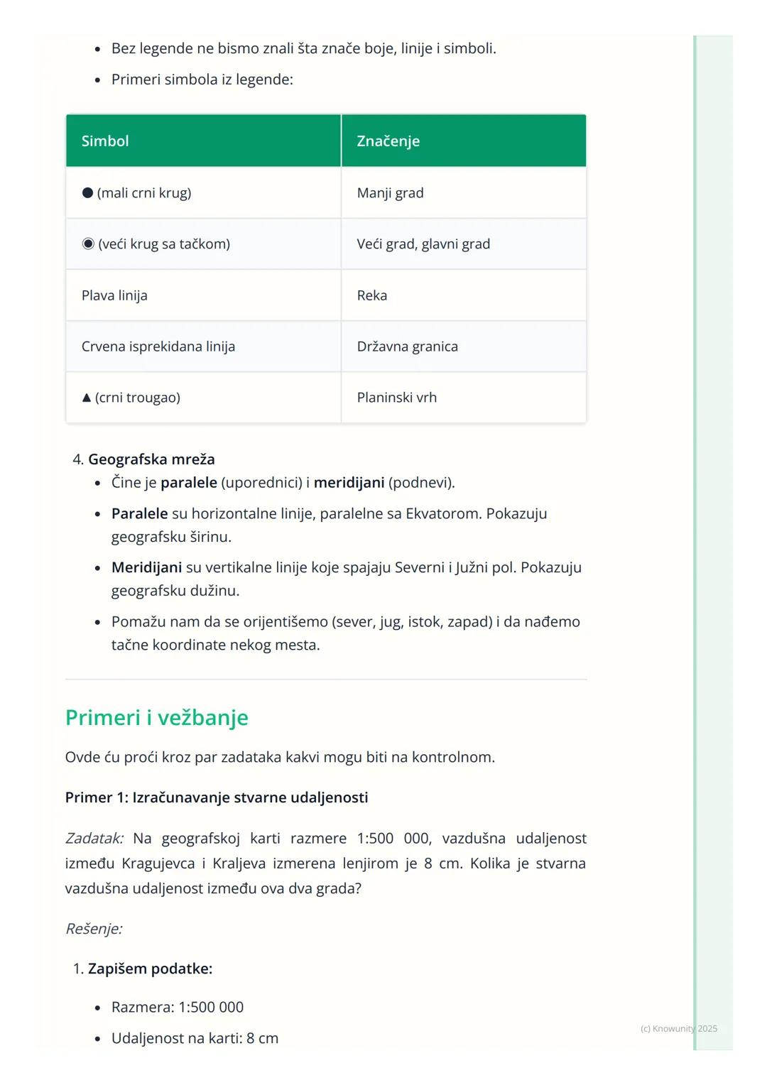 # Korišćenje geografskih karata

## Uvod u korišćenje geografskih karata

Geografske karte su jako važne jer nam pomažu da se snađemo u pros