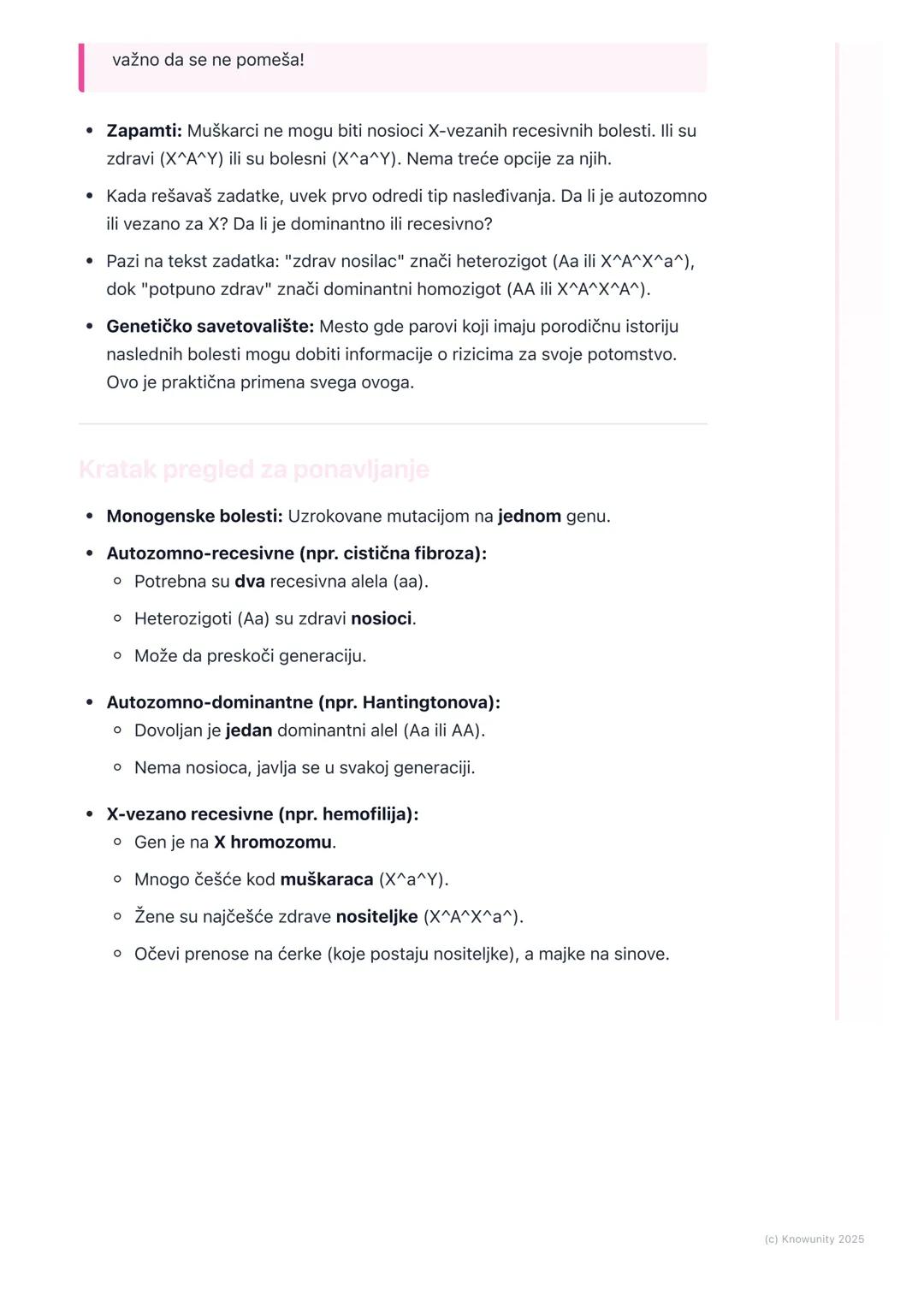 # Monogenske bolesti

Uvod u monogenske bolesti

Monogenske bolesti su nasledne bolesti koje nastaju zbog mutacije, tj.
promene, na samo jed