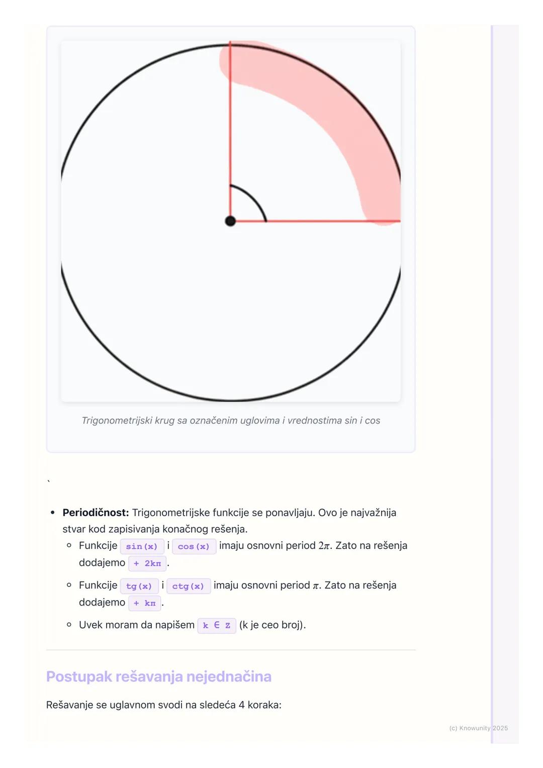 # Trigonometrijske nejednačine

Uvod u trigonometrijske nejednačine

Trigonometrijske nejednačine su one kod kojih se nepoznata x nalazi kao