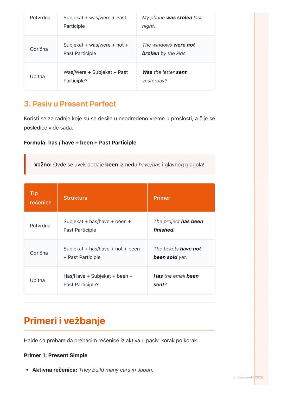 # Pasiv

## Šta je pasiv?

Pasiv (The Passive Voice) je glagolsko stanje koje koristimo kada želimo da
naglasimo radnju, a ne onoga ko je tu