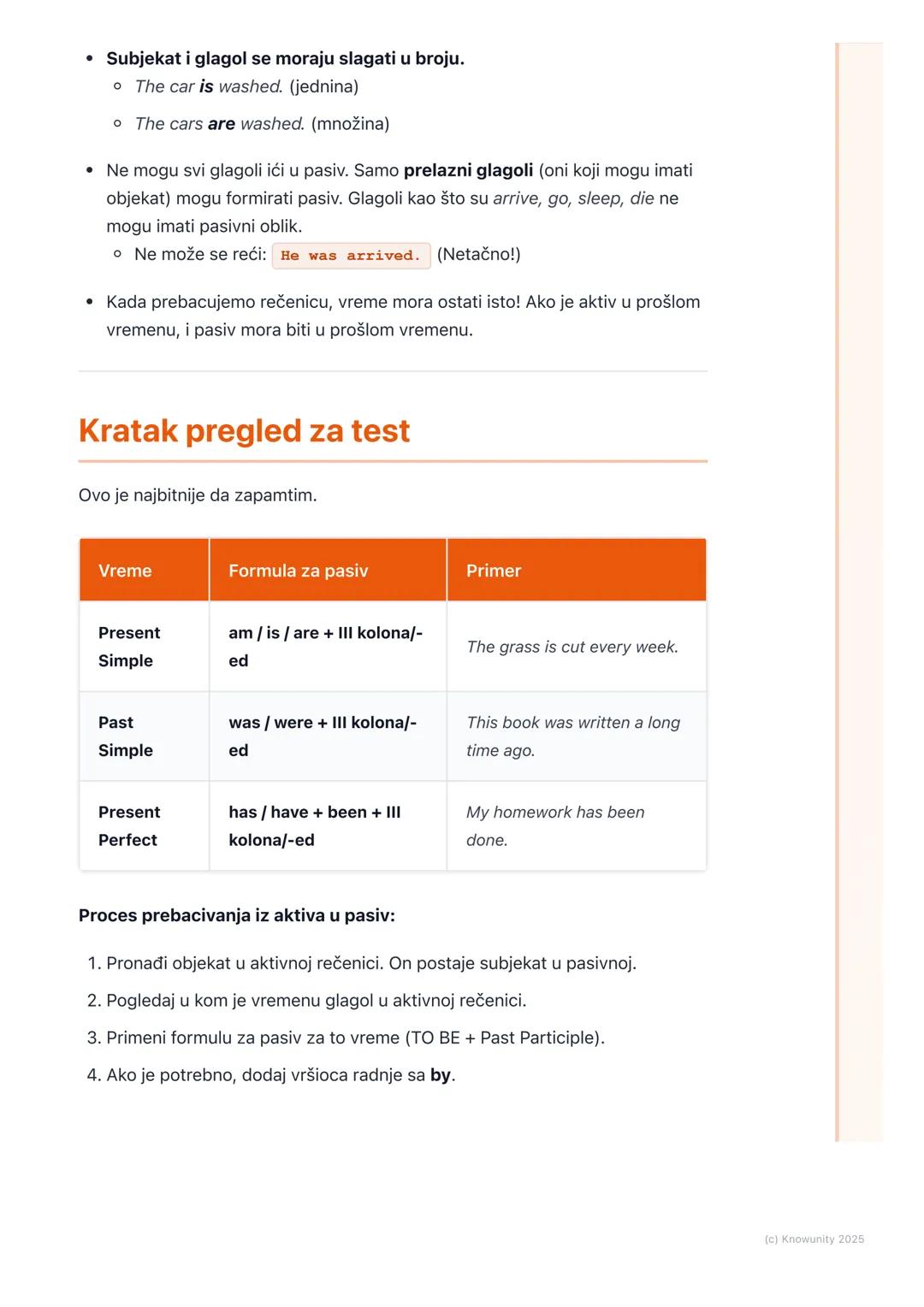 # Pasiv

## Šta je pasiv?

Pasiv (The Passive Voice) je glagolsko stanje koje koristimo kada želimo da
naglasimo radnju, a ne onoga ko je tu