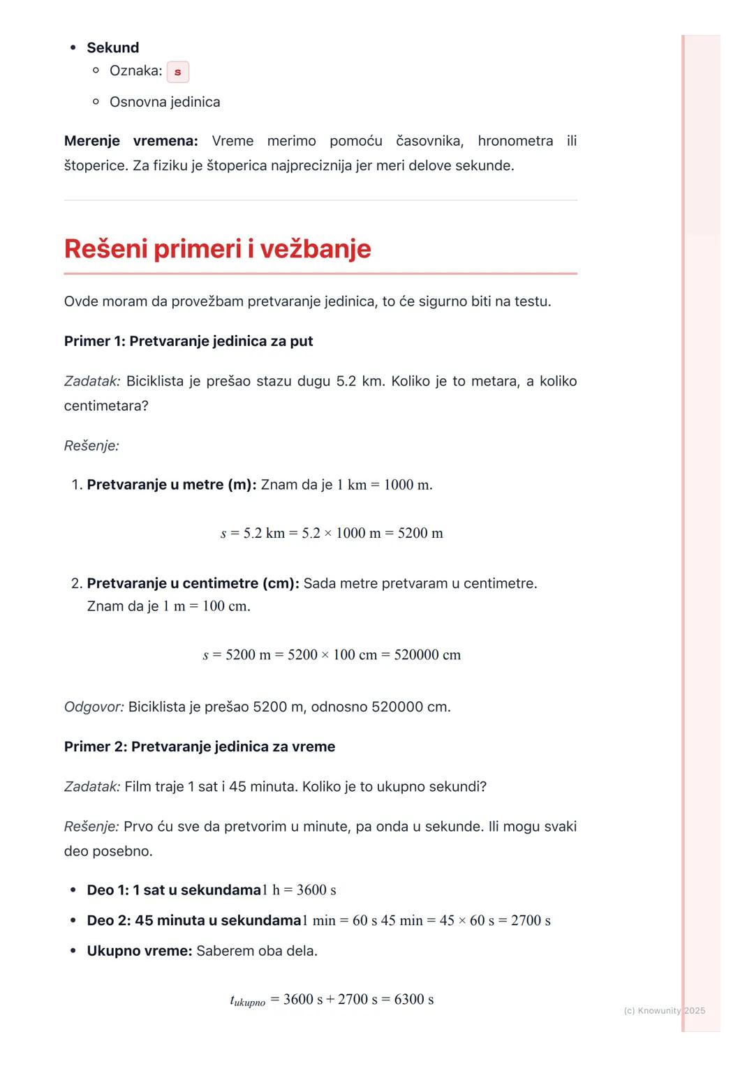 # Put i vreme

## Uvod u put i vreme

Da bismo opisali bilo koje kretanje, moramo da znamo dve osnovne stvari:
koliko daleko se nešto pomeri