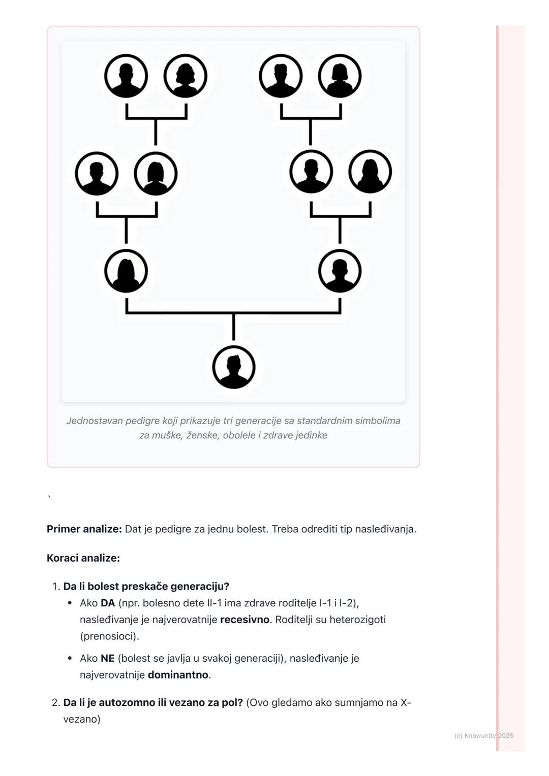 # Genetika čoveka

Uvod u genetiku čoveka

Genetika čoveka proučava nasleđivanje osobina kod ljudi. To uključuje
normalne osobine (boja očij