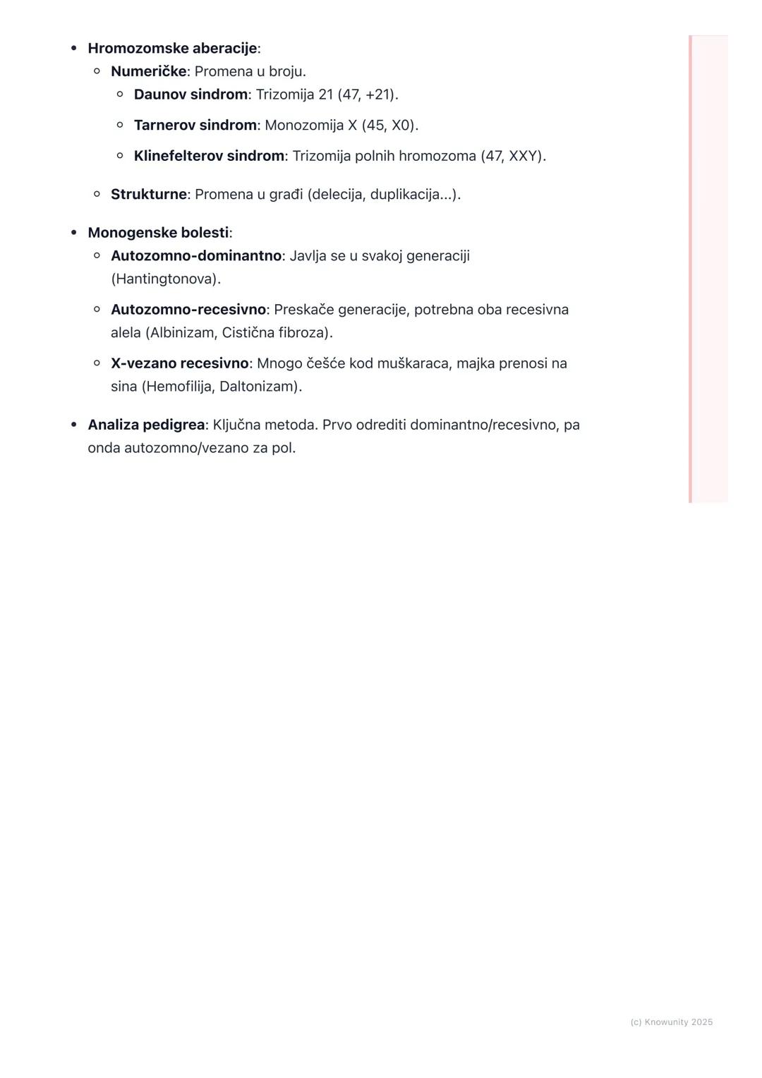 # Genetika čoveka

Uvod u genetiku čoveka

Genetika čoveka proučava nasleđivanje osobina kod ljudi. To uključuje
normalne osobine (boja očij