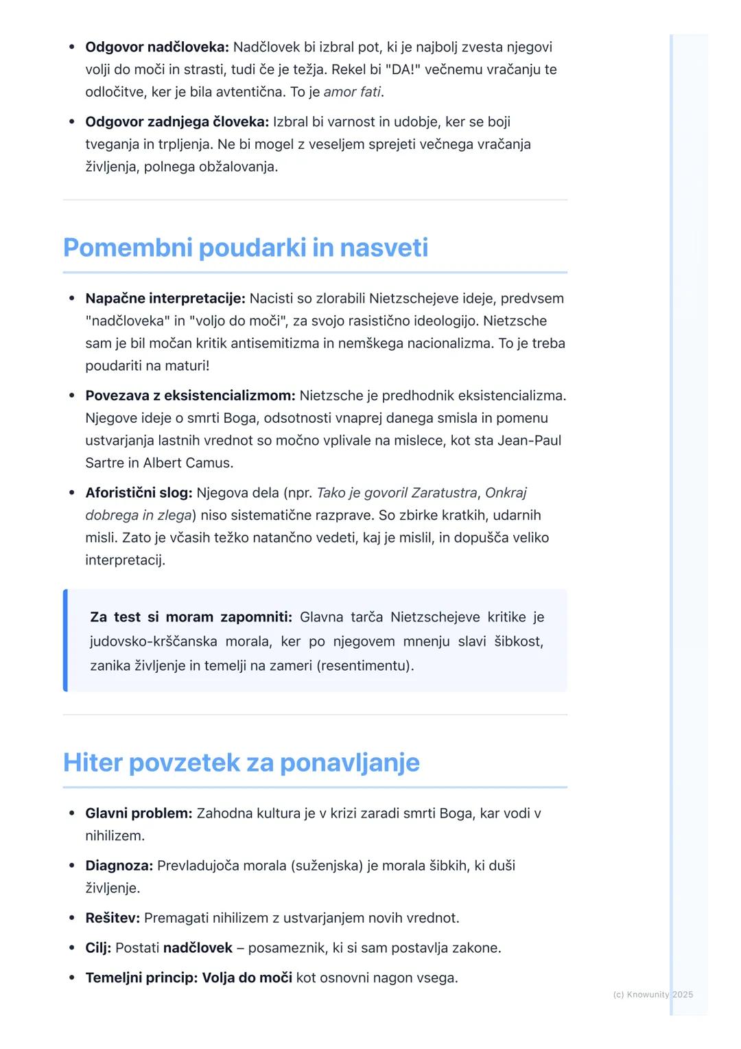 # Nietzsche

## Uvod v Nietzschejevo misel

Friedrich Nietzsche (1844-1900) je bil nemški filozof, eden najpomembnejših
in najbolj kontrover