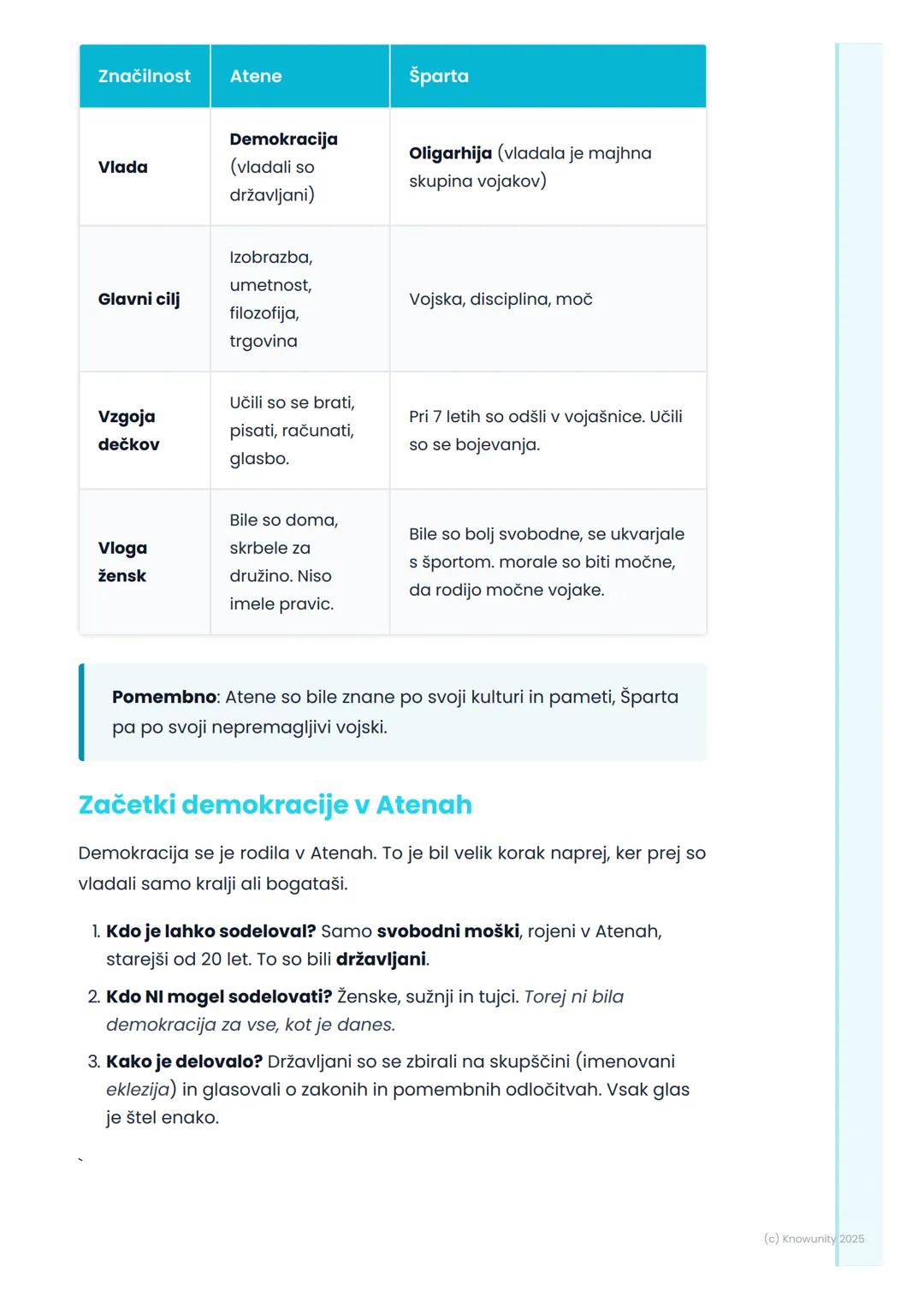 # Stara Grčija

## Uvod v Staro Grčijo

Stara Grčija ni bila ena sama velika država, kot je danes Slovenija.
Sestavljale so jo majhne, neodv