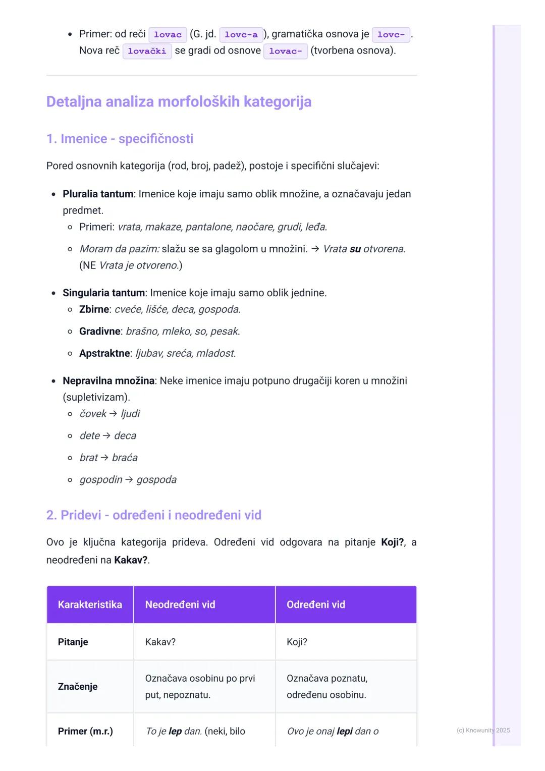 # Morfologija

Uvod u morfologiju

Morfologija je deo gramatike koji proučava vrste reči, njihove oblike, strukturu i
građenje. Ne bavi se s
