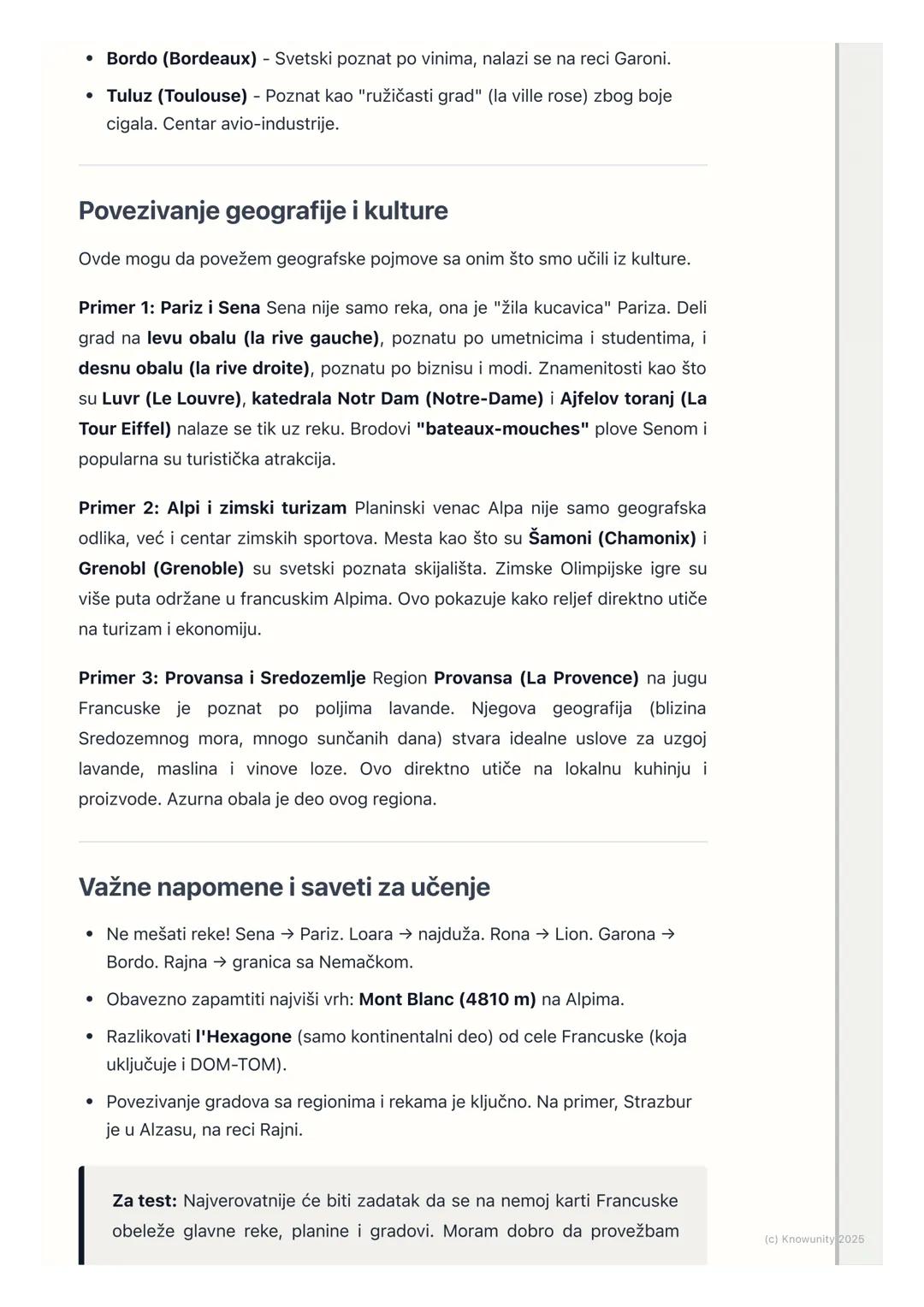 # Geografija Francuske

## Geografija Francuske: Uvod

Francuska se nalazi u Zapadnoj Evropi i zbog svog specifičnog oblika često se
naziva 