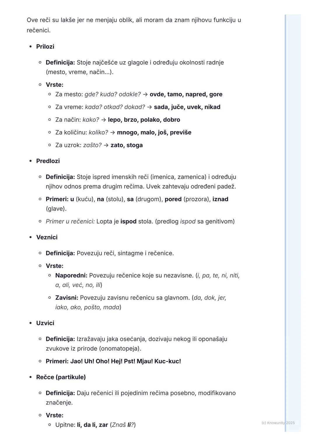 # Morfologija - Promenljive i
nepromenljive reči

Uvod u morfologiju i podela reči

Morfologija je deo gramatike koji proučava vrste reči i 