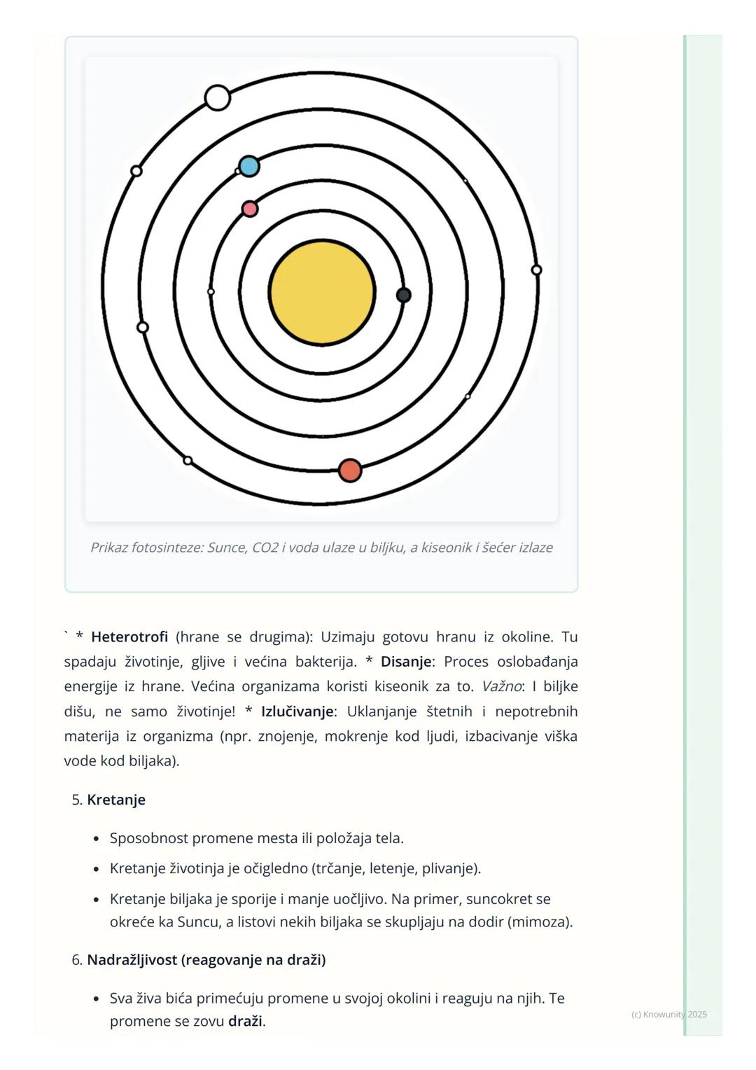 # Osnovne Karakteristike Živih
Bića

Uvod u osnovne karakteristike živih bića

Sva živa bića na Zemlji, od najmanje bakterije do najvećeg pl