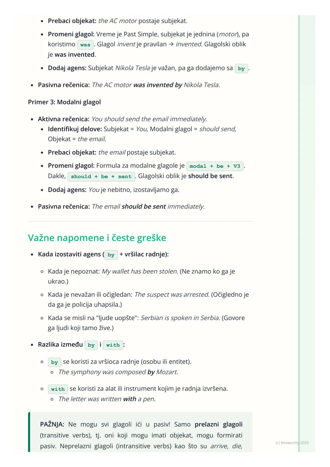 # Pasiv (Passive Voice) u
različitim vremenima

Uvod u pasiv

Pasiv (Passive Voice) je glagolsko stanje koje koristimo kada želimo da
naglas