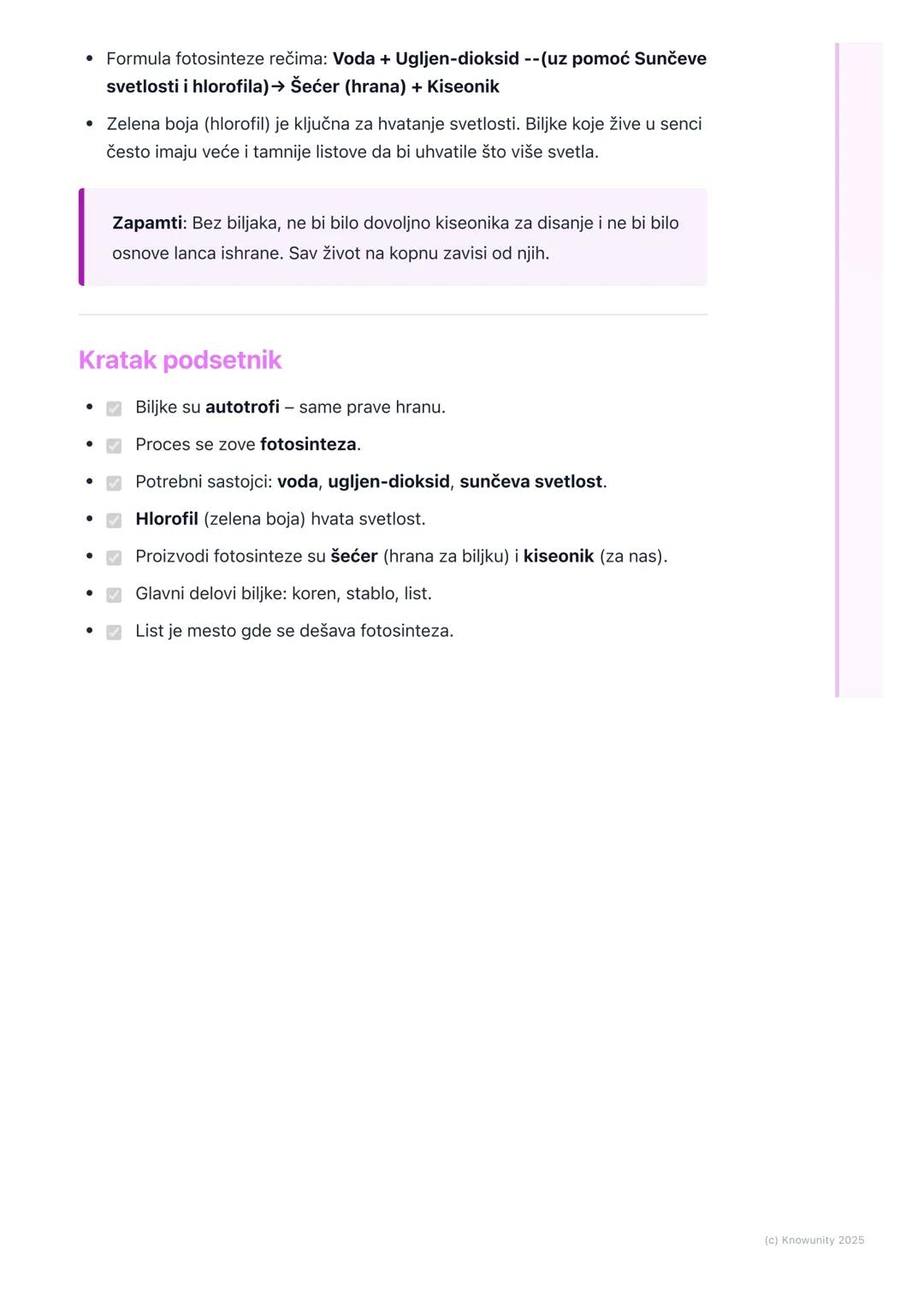 # Opšte Karakteristike Biljaka

Opšte karakteristike biljaka

Biljke su živa bića koja vidimo svuda oko nas - u parkovima, šumama, baštama,
