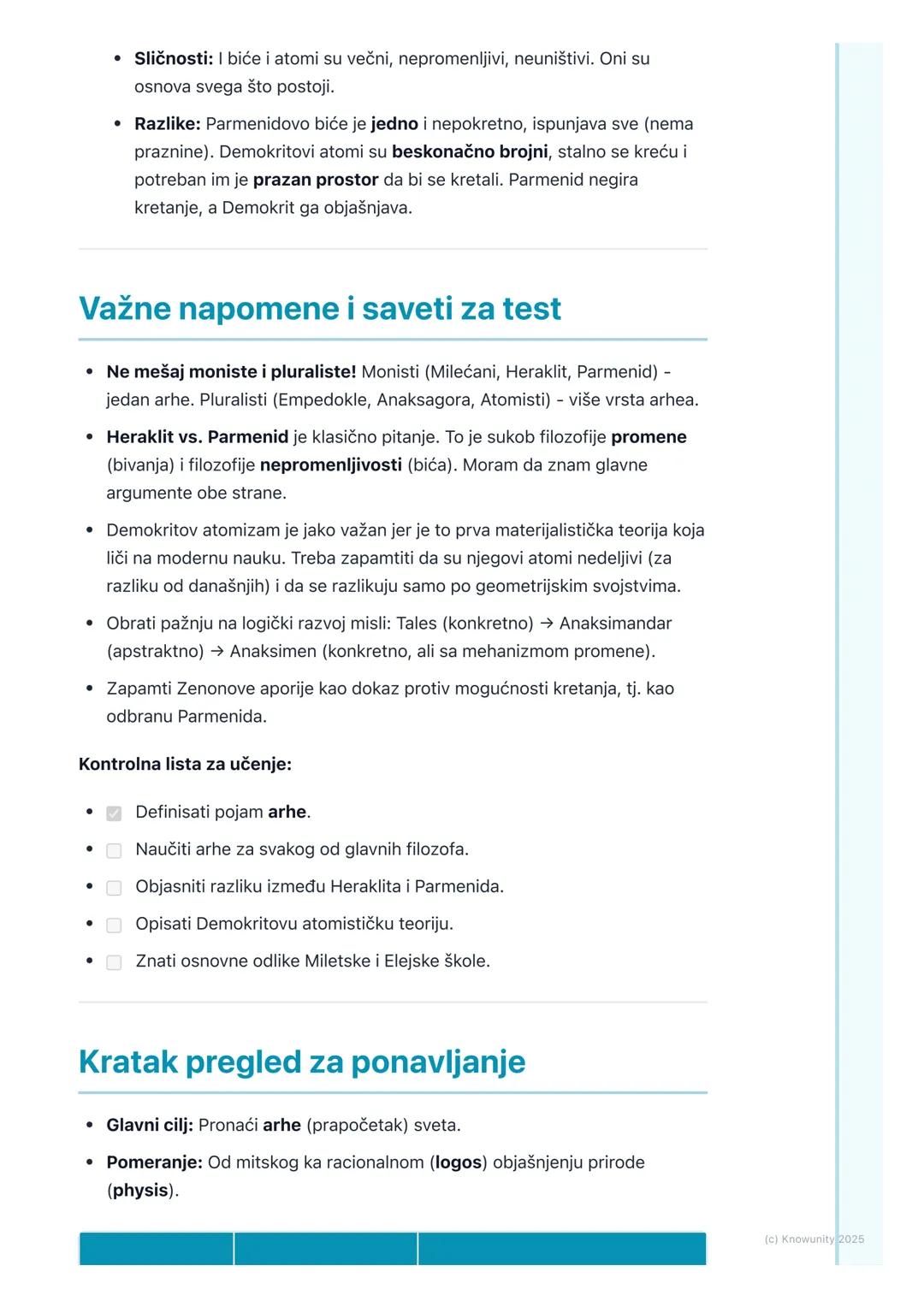 # Predsokratovci

## Uvod u predsokratovce

Ovo su prvi filozofi u staroj Grčkoj, pre Sokrata. Zato se i zovu predsokratovci.
Najvažnije pit