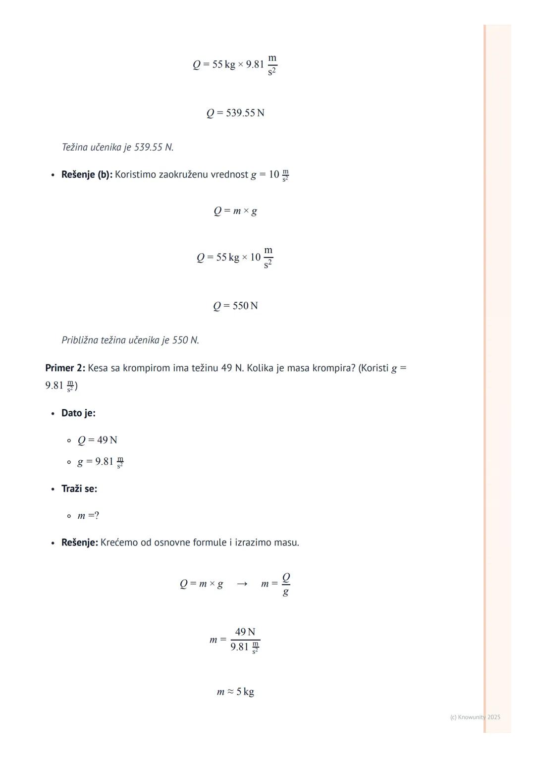 # Sila Zemljine teže i težina tela

Uvod u silu Zemljine teže

Sve što pustimo iz ruke pada na zemlju. Jabuka sa drveta, lopta koju bacimo u