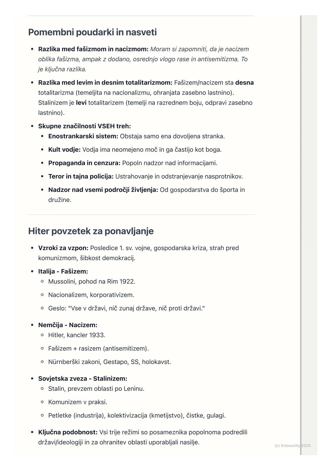 # Vzpon totalitarnih režimov:
fašizem, nacizem, stalinizem

Uvod v totalitarne režime

Po 1. svetovni vojni je bilo v Evropi veliko nestabil