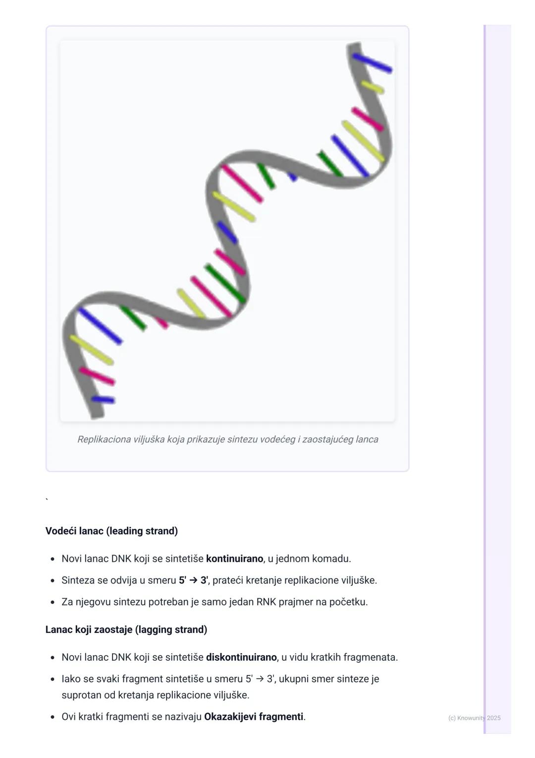 # Replikacija DNK

Uvod u replikaciju DNK

Replikacija DNK je fundamentalni biološki proces udvostručavanja molekula DNK
pre ćelijske deobe.