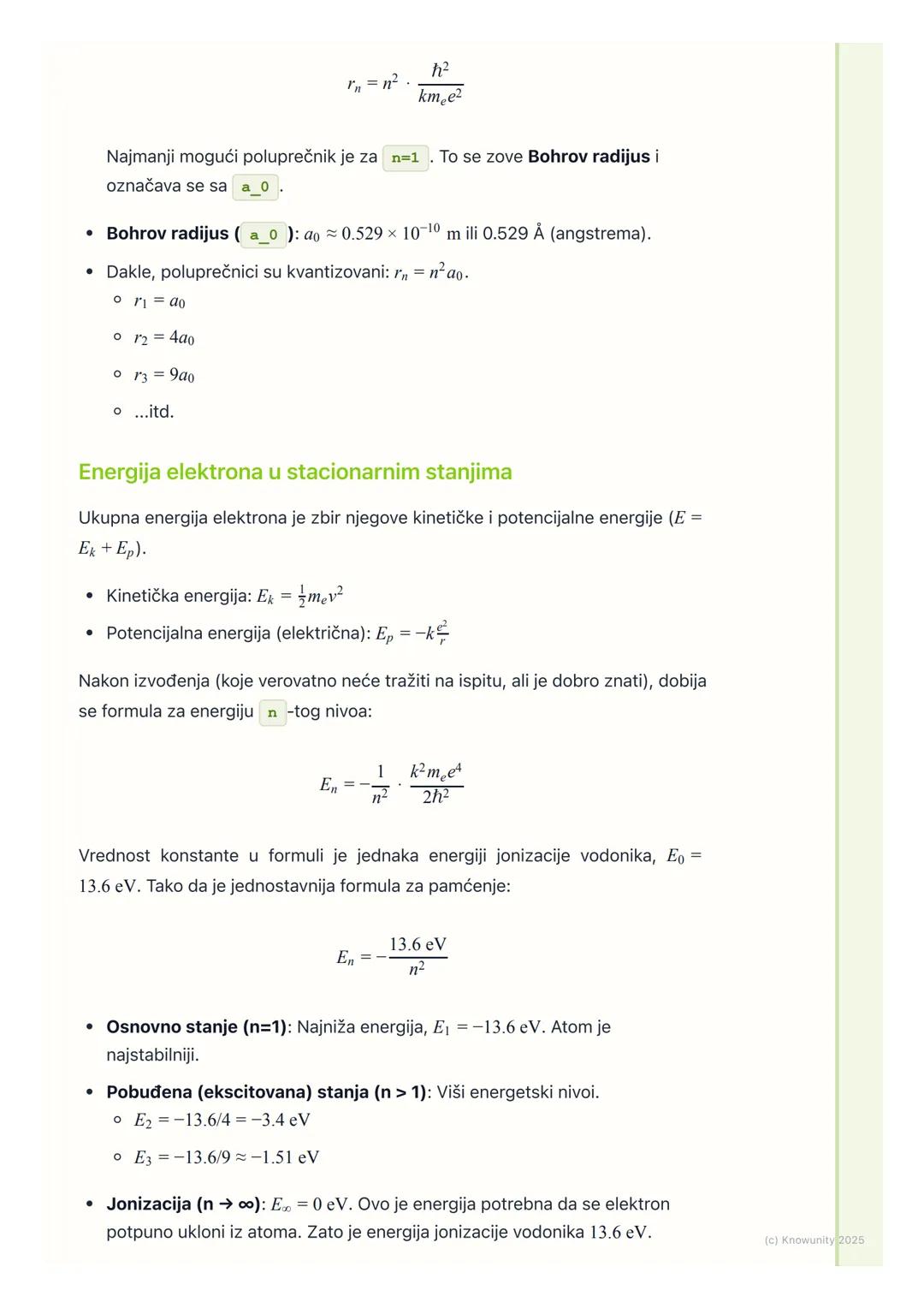 # Bohrov model atoma

Uvod u Bohrov model atoma

Rutherfordov planetarni model atoma je bio dobar početak, ali je imao veliki
problem: po kl