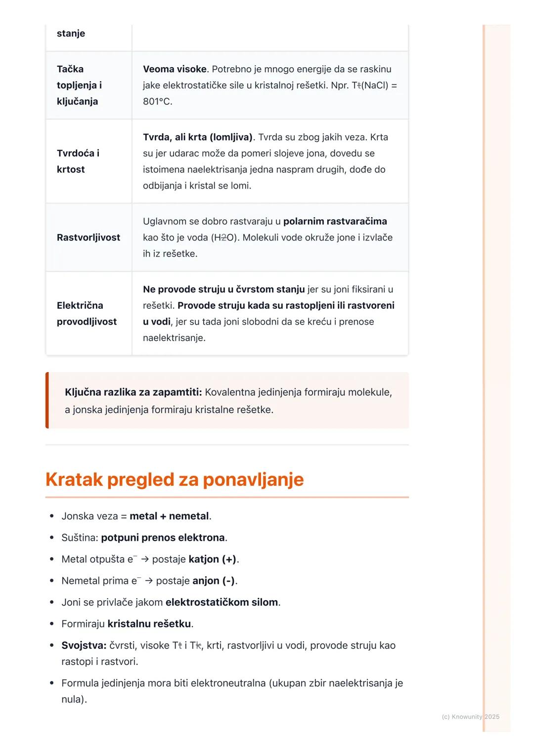 # Jonska veza

## Uvod u jonsku vezu

Jonska veza je jedan od osnovnih tipova hemijskih veza. Nastaje između atoma
metala i atoma nemetala. 