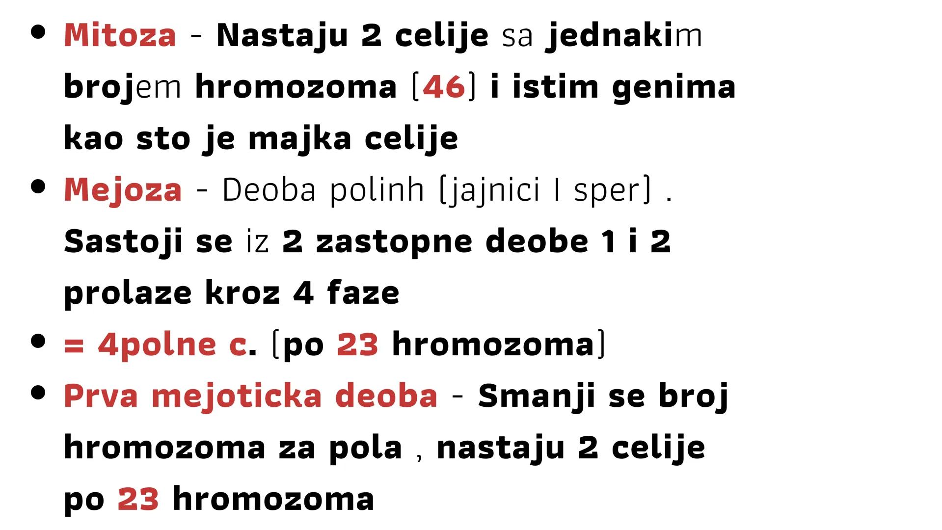# Biologija

By Lazar Zmijanjac • Zigot - Oplodjena jajna celija
• Zivot celije se naziva celiski ciklus
• Celiski ciklus se deli na interfa