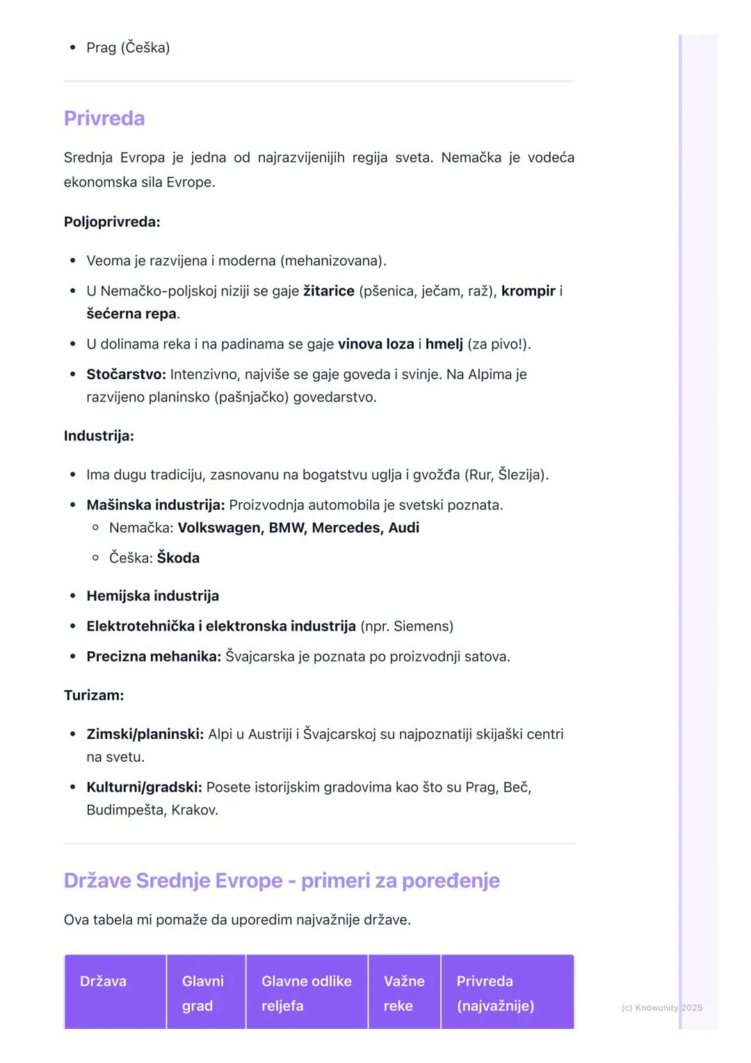 # Srednja Evropa

Uvod i položaj Srednje Evrope

Srednja Evropa se nalazi u centralnom delu našeg kontinenta. Zbog svog
položaja, ona je važ