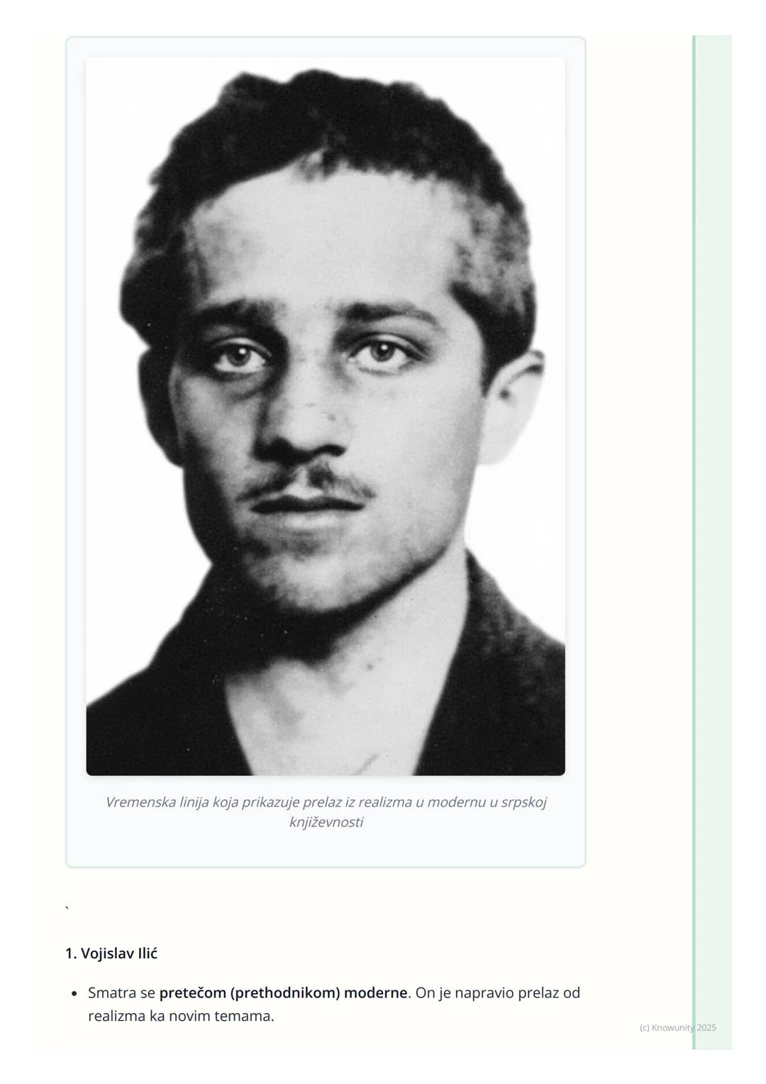 # Počeci moderne u srpskoj
književnosti

## Uvod u početke moderne

Moderna u srpskoj književnosti se javlja krajem 19. i početkom 20. veka,