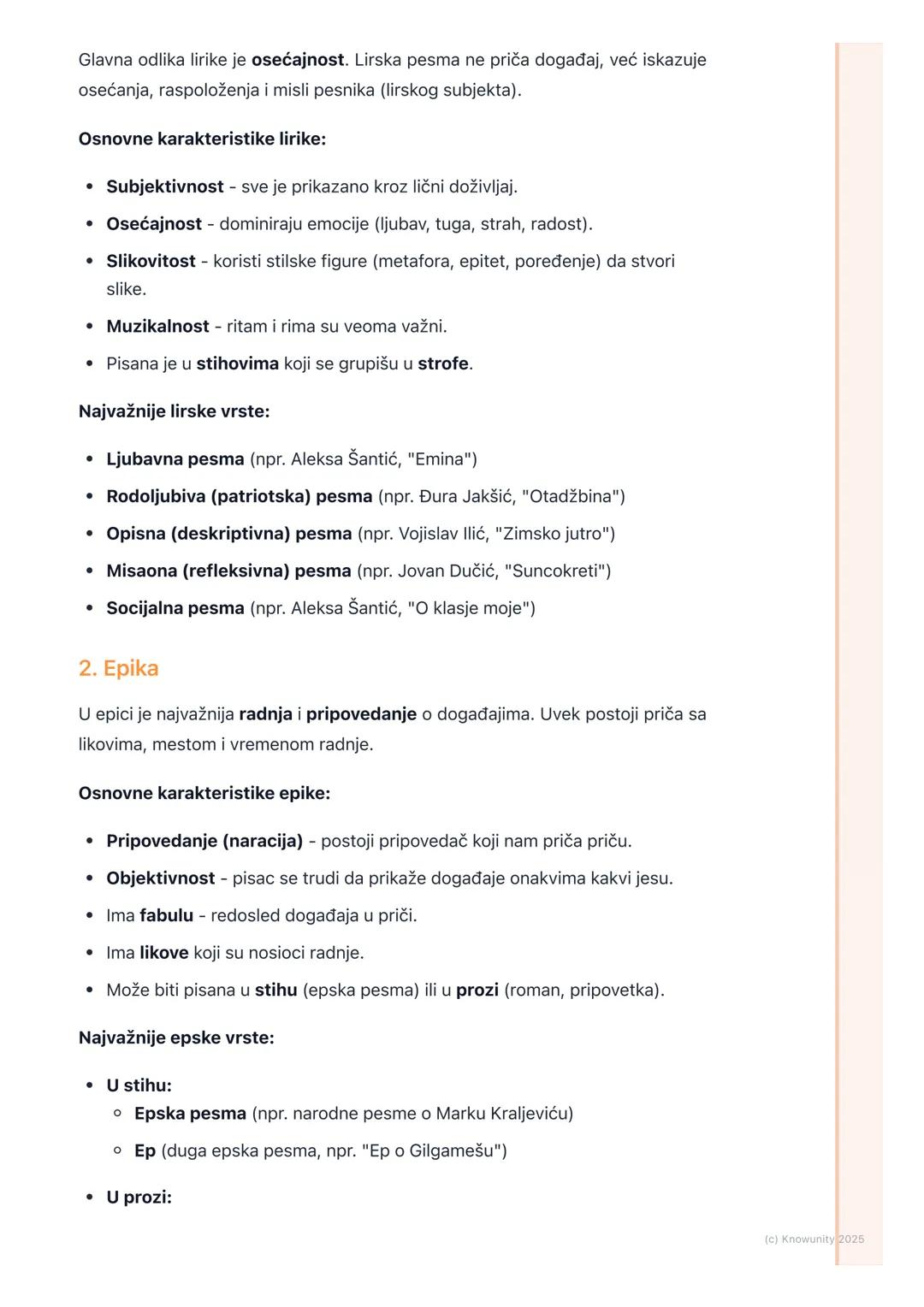 # Književni rodovi i vrste

Uvod u književne rodove

Sva književna dela se prema svojim osobinama dele u tri velike grupe. Te grupe
se zovu 