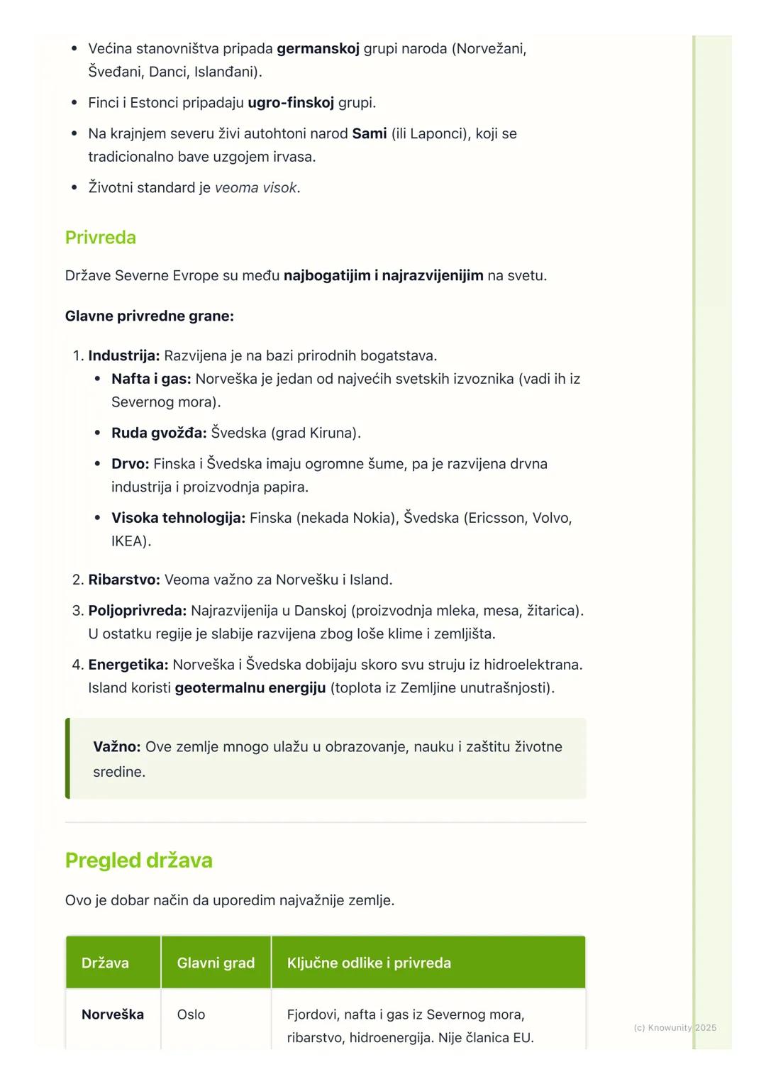 # Severna Evropa

Uvodne napomene o Severnoj Evropi

Severna Evropa je regija koja obuhvata severni deo evropskog kontinenta.
Često se deli 