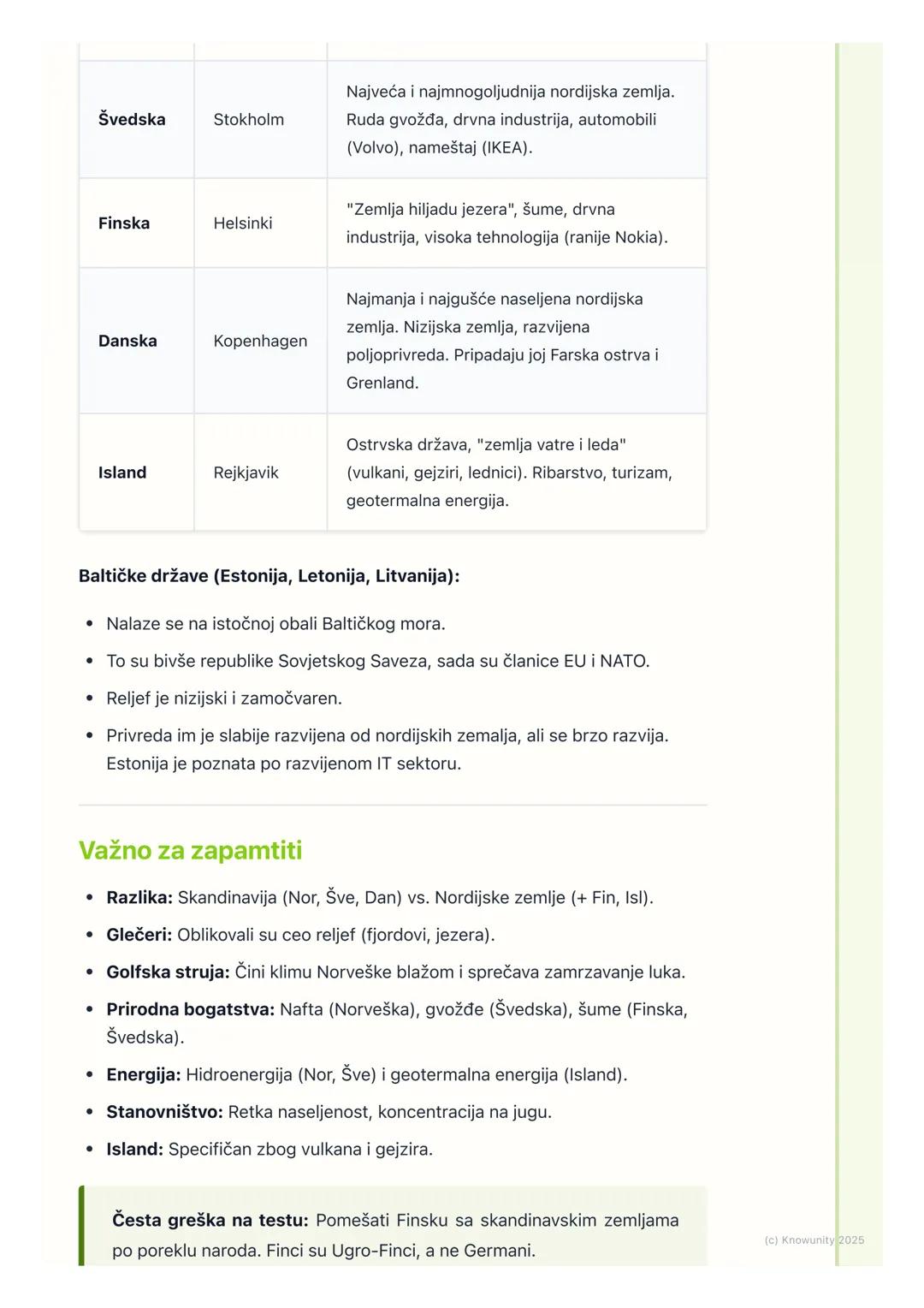 # Severna Evropa

Uvodne napomene o Severnoj Evropi

Severna Evropa je regija koja obuhvata severni deo evropskog kontinenta.
Često se deli 