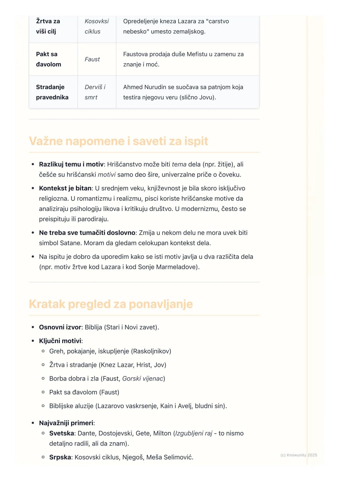 # Hrišćanski motivi u
književnosti

Uvod u hrišćanske motive u književnosti

Hrišćanstvo je imalo ogroman uticaj na evropsku kulturu, pa sam