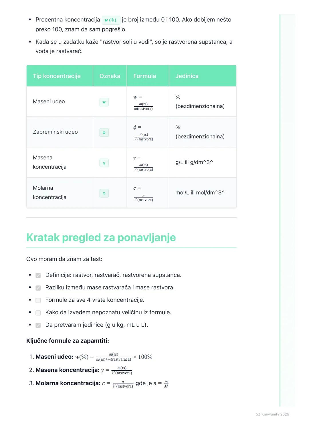 # Koncentracija rastvora

Uvod u koncentraciju rastvora

Koncentracija rastvora nam govori koliko je rastvorene supstance prisutno u
određen