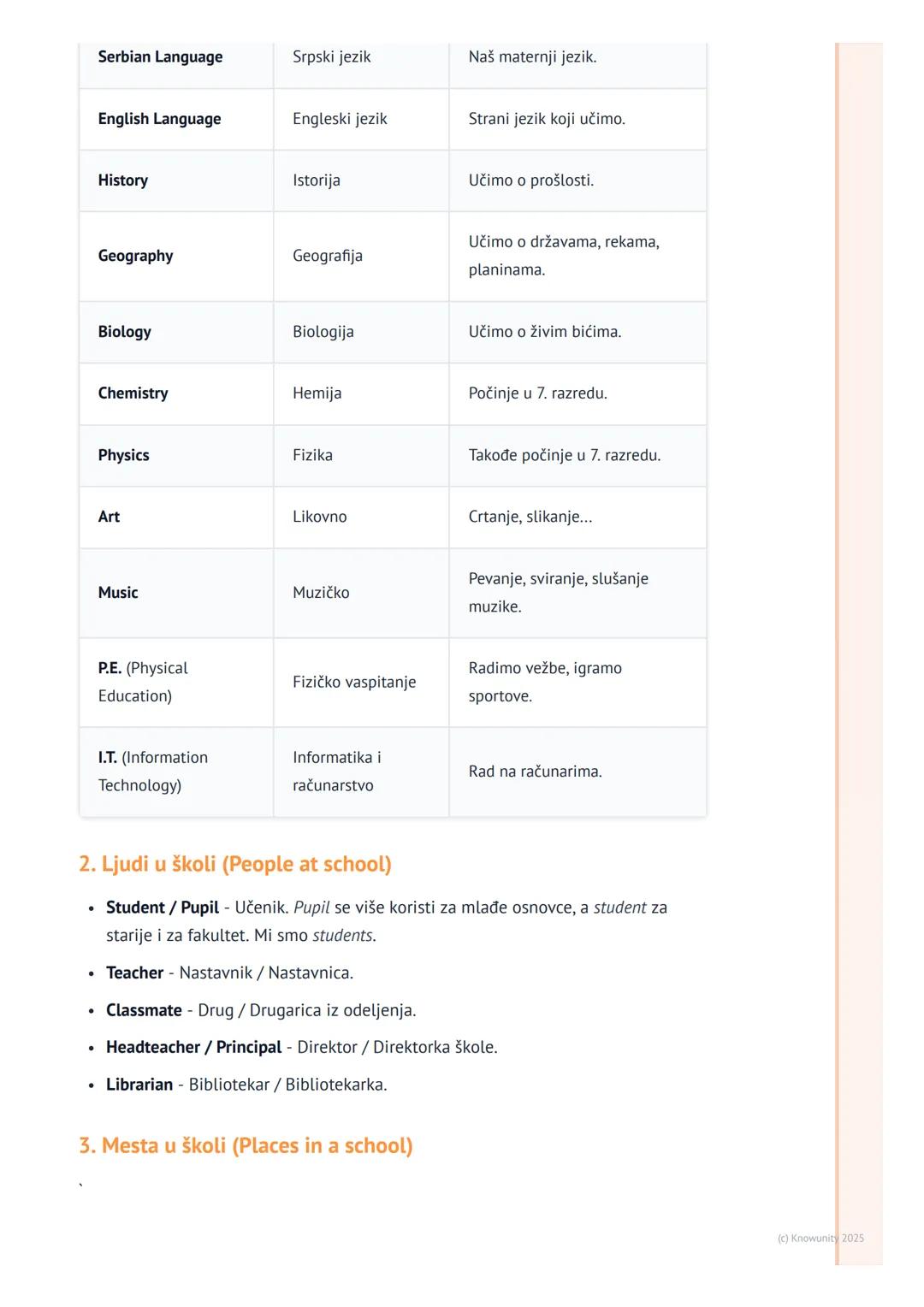 # Škola i učenje (School and
Learning)

Uvod

Ova lekcija se bavi rečima i izrazima koje koristimo kada pričamo o školi. Ovo je
važno da bih