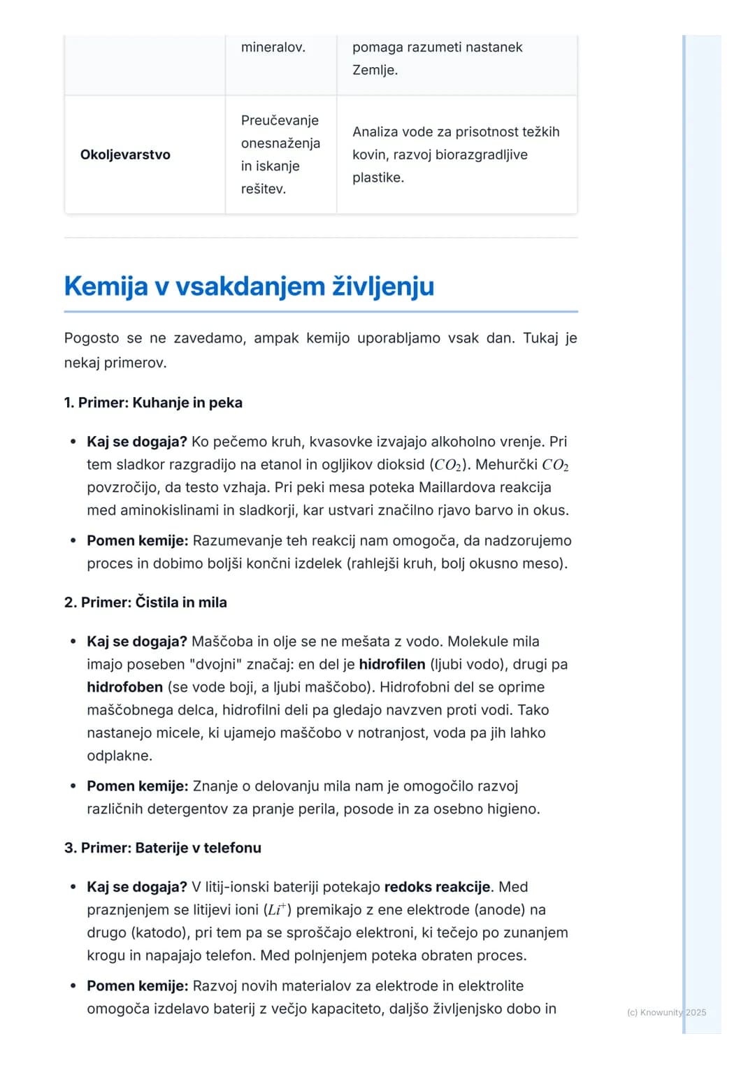 # Kaj je kemija in njen pomen

Opredelitev kemije in njen pomen

Kemija je naravoslovna veda, ki preučuje snov, njeno zgradbo, lastnosti in
